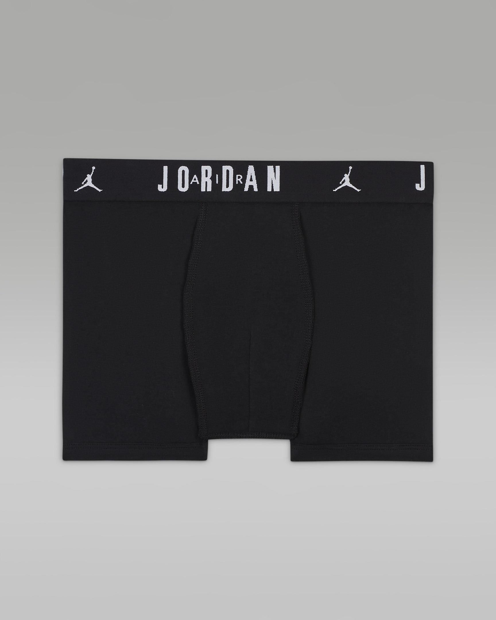 Ropa interior para hombre de algodón para niños talla grande (paquete de 3) Jordan Flight Dri-FIT - Negro