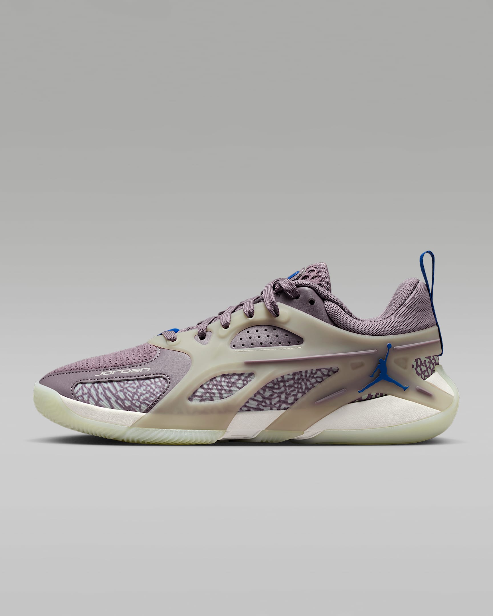 Jordan Heir Series Women's Basketball Shoes - Purple Smoke/Light Silver/Game Royal/Light Orewood Brown
