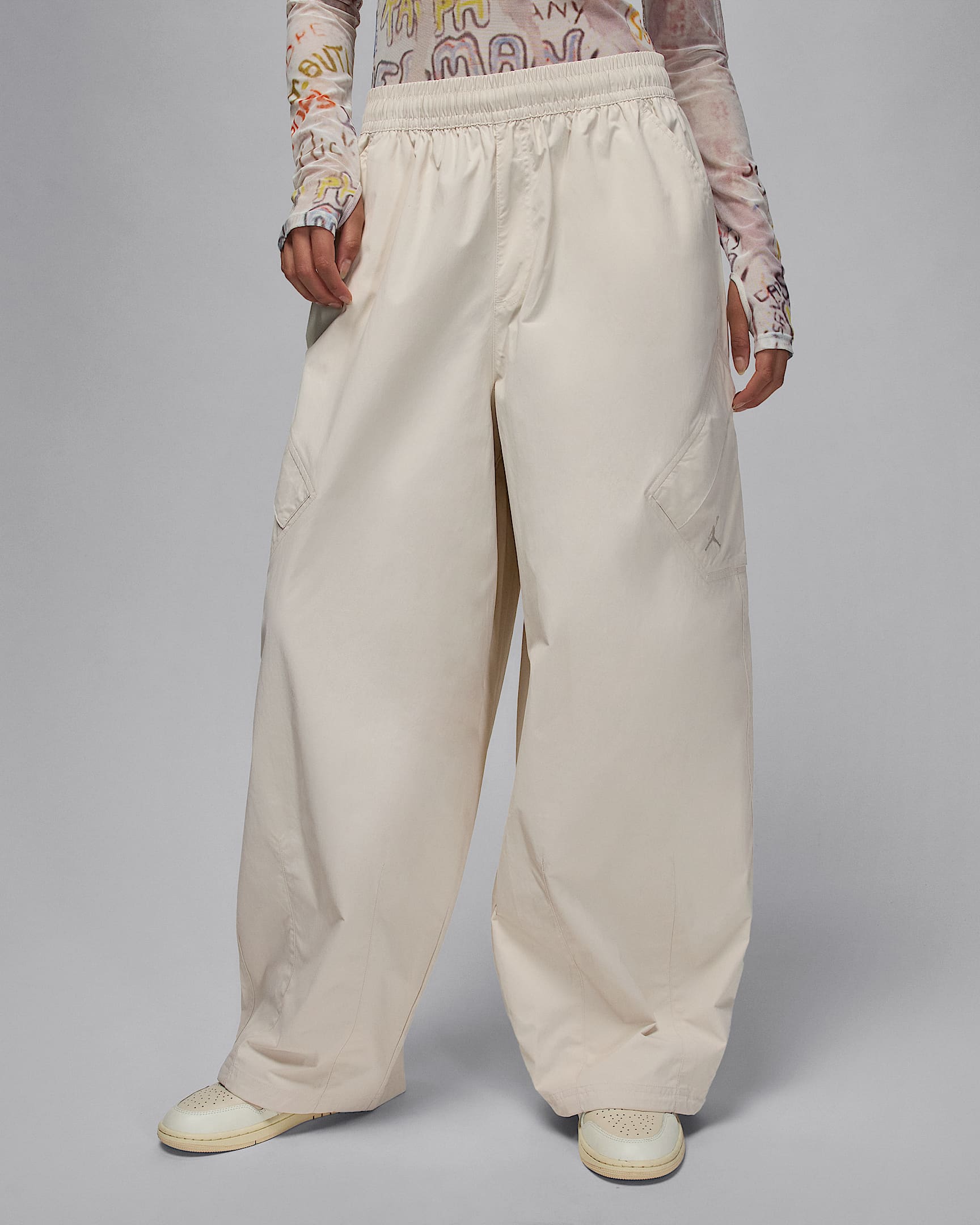 Pantalon parachute Jordan Flight Chicago pour femme - Light Orewood Brown/Light Orewood Brown