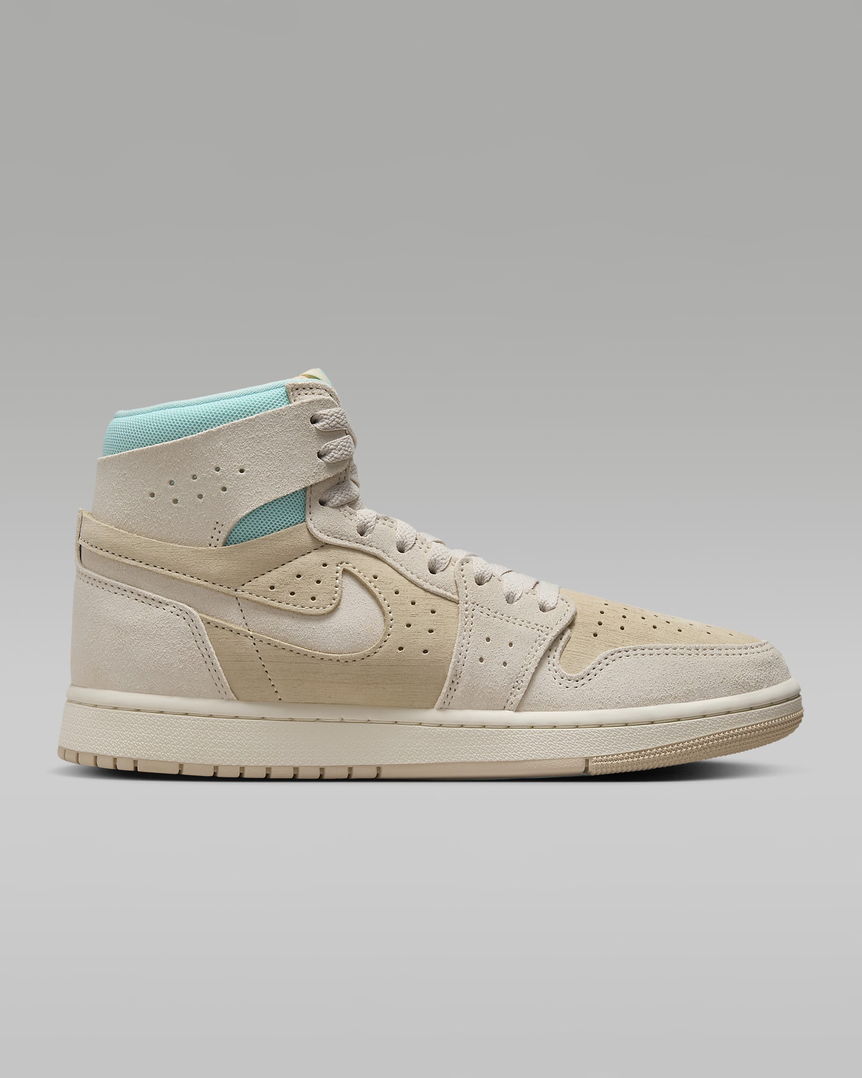 Air Jordan 1 Zoom CMFT 2 Women's Shoes - Coconut Milk/Light Dew/Sail/Legend Light Brown