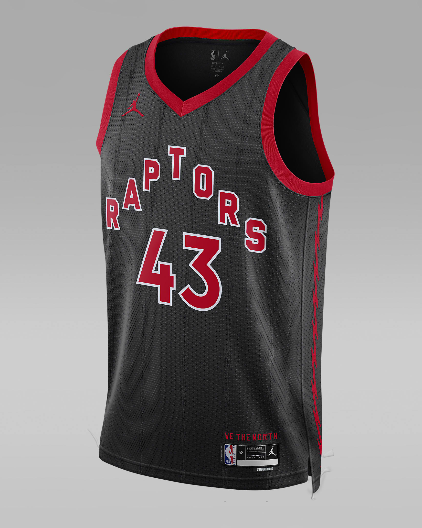 Toronto Raptors Statement Edition Swingman Jordan NBAjersey met Dri