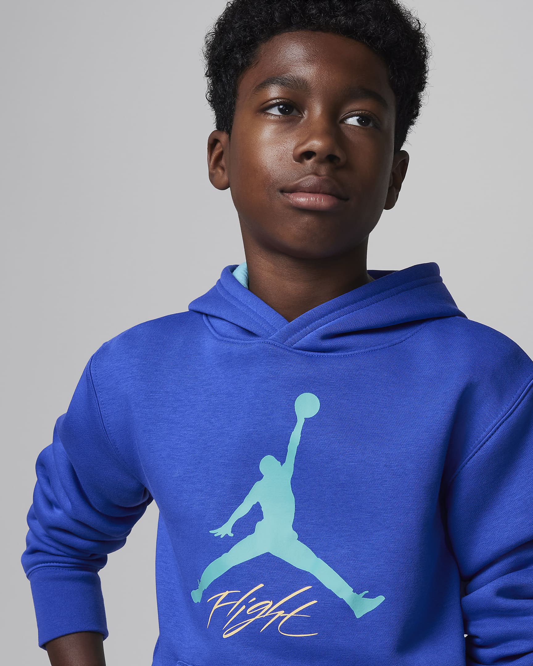 Jordan Older Kids' Jumpman Baseline Sweatshirt - Hyper Royal