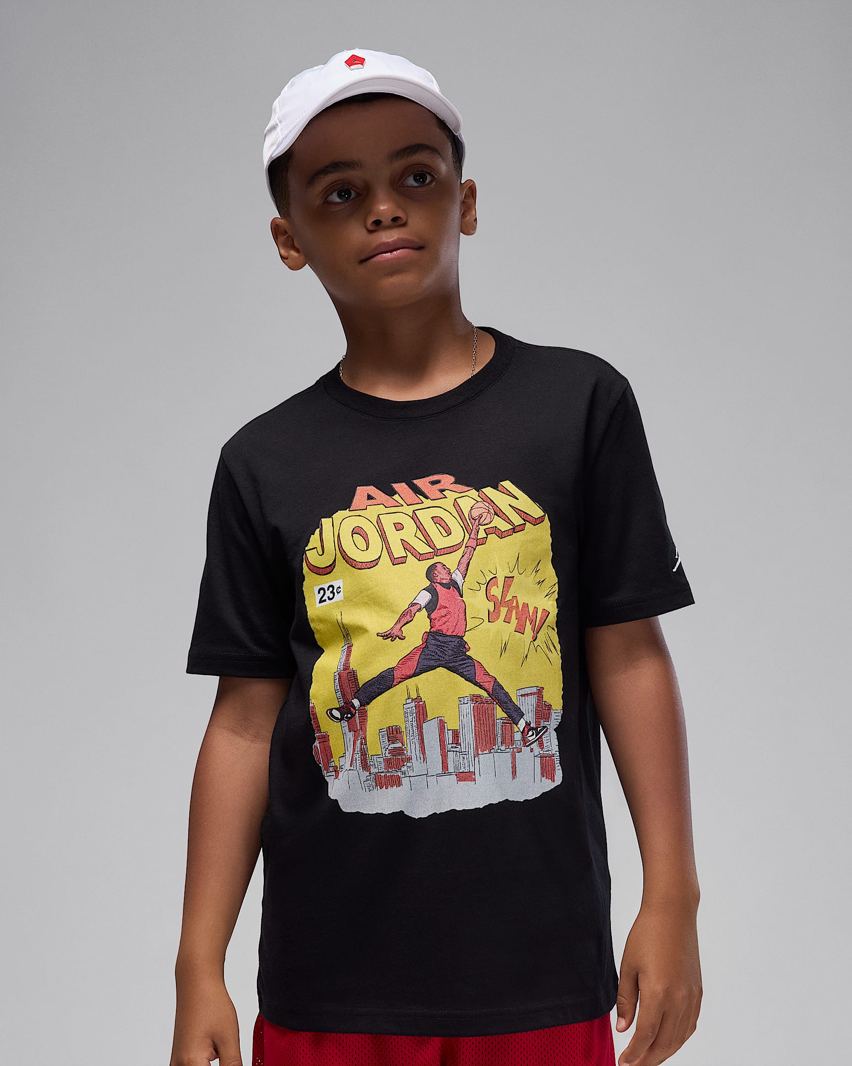 ジョーダン ジュニア コミック スラム Tシャツ - ブラック