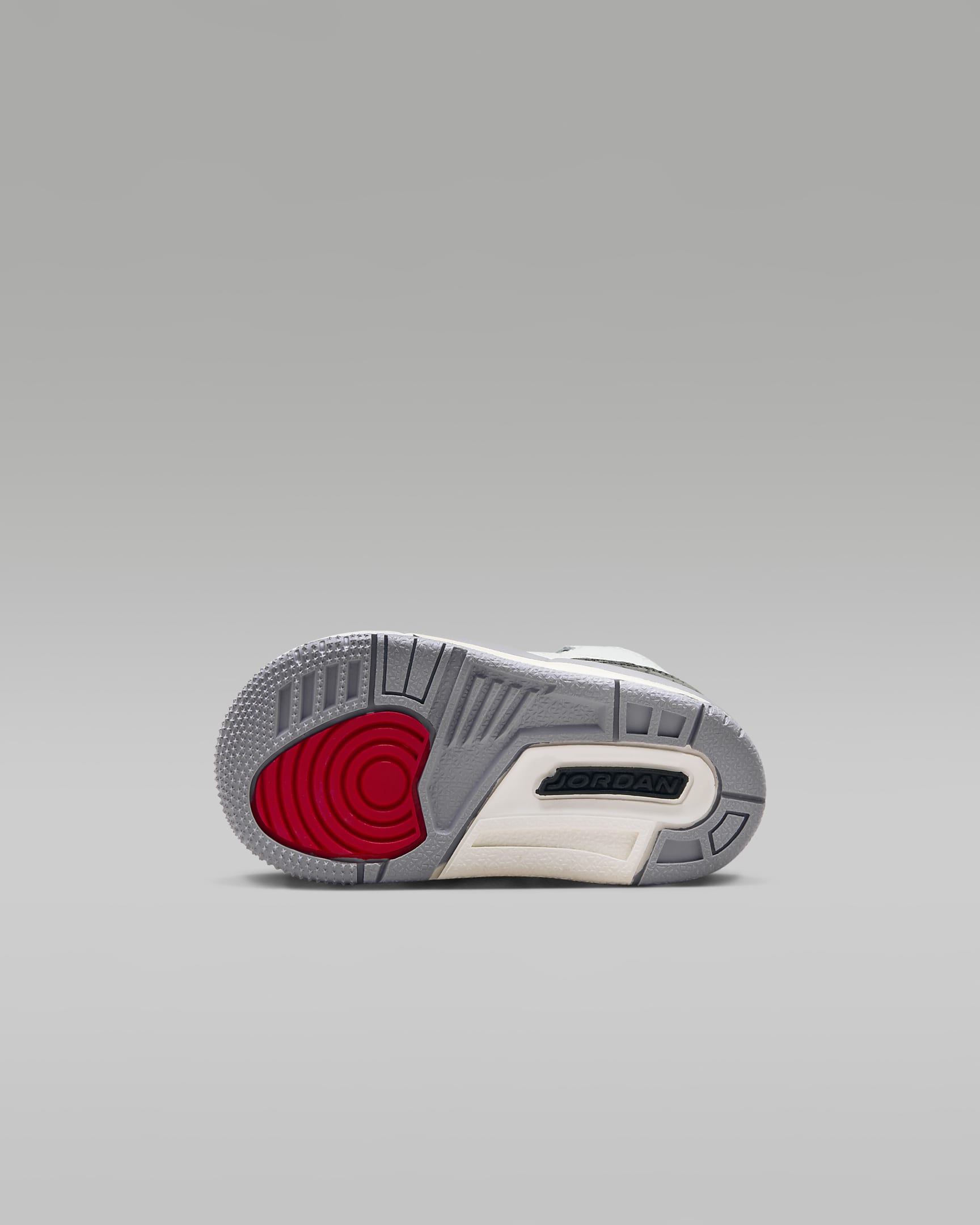 Jordan 3 Retro 'Cement Grey' Baby/Toddler Shoes - Summit White/Cement Grey/Black/Fire Red