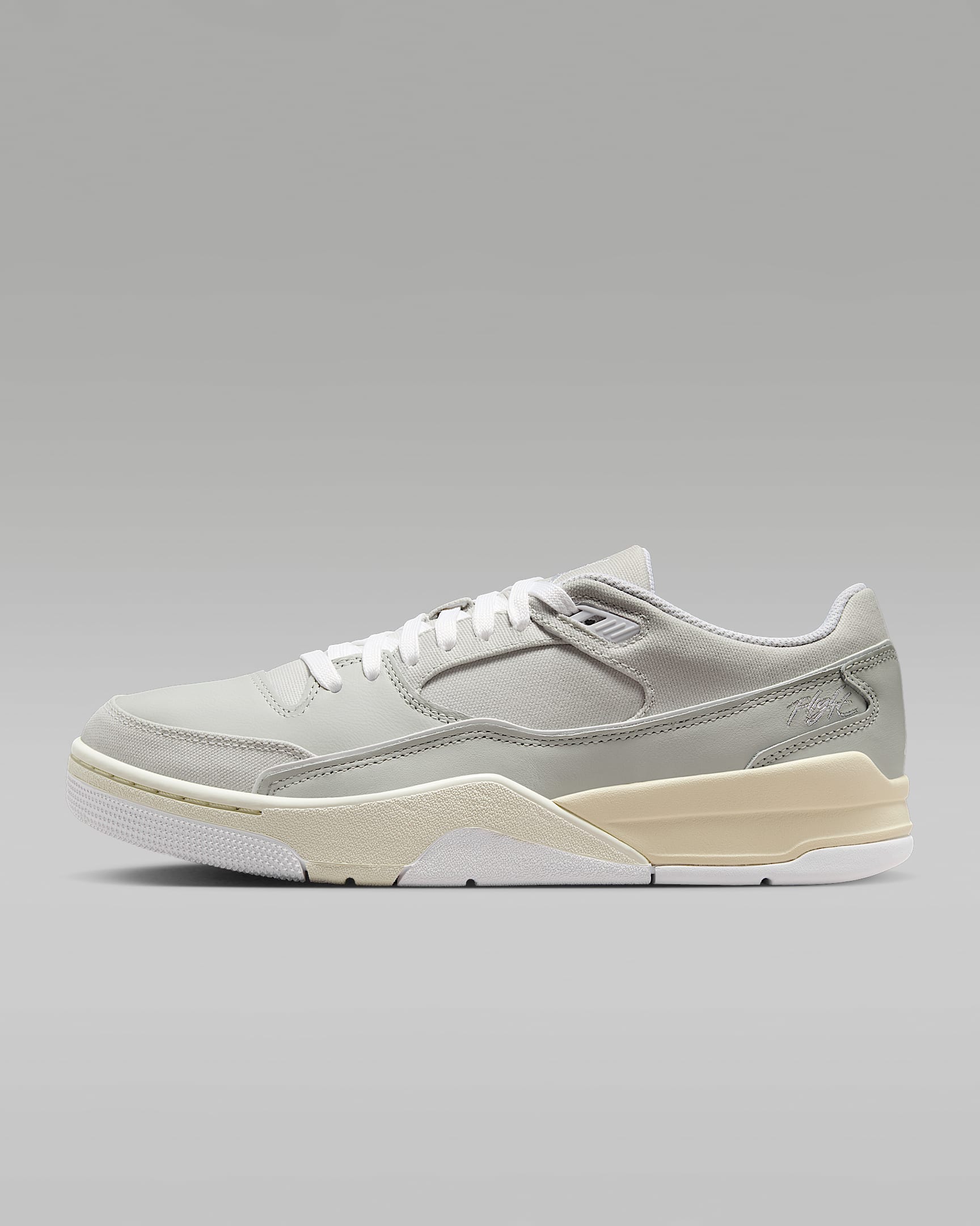 Jordan Flight Court Shoes - Light Bone/Soft Pearl/White