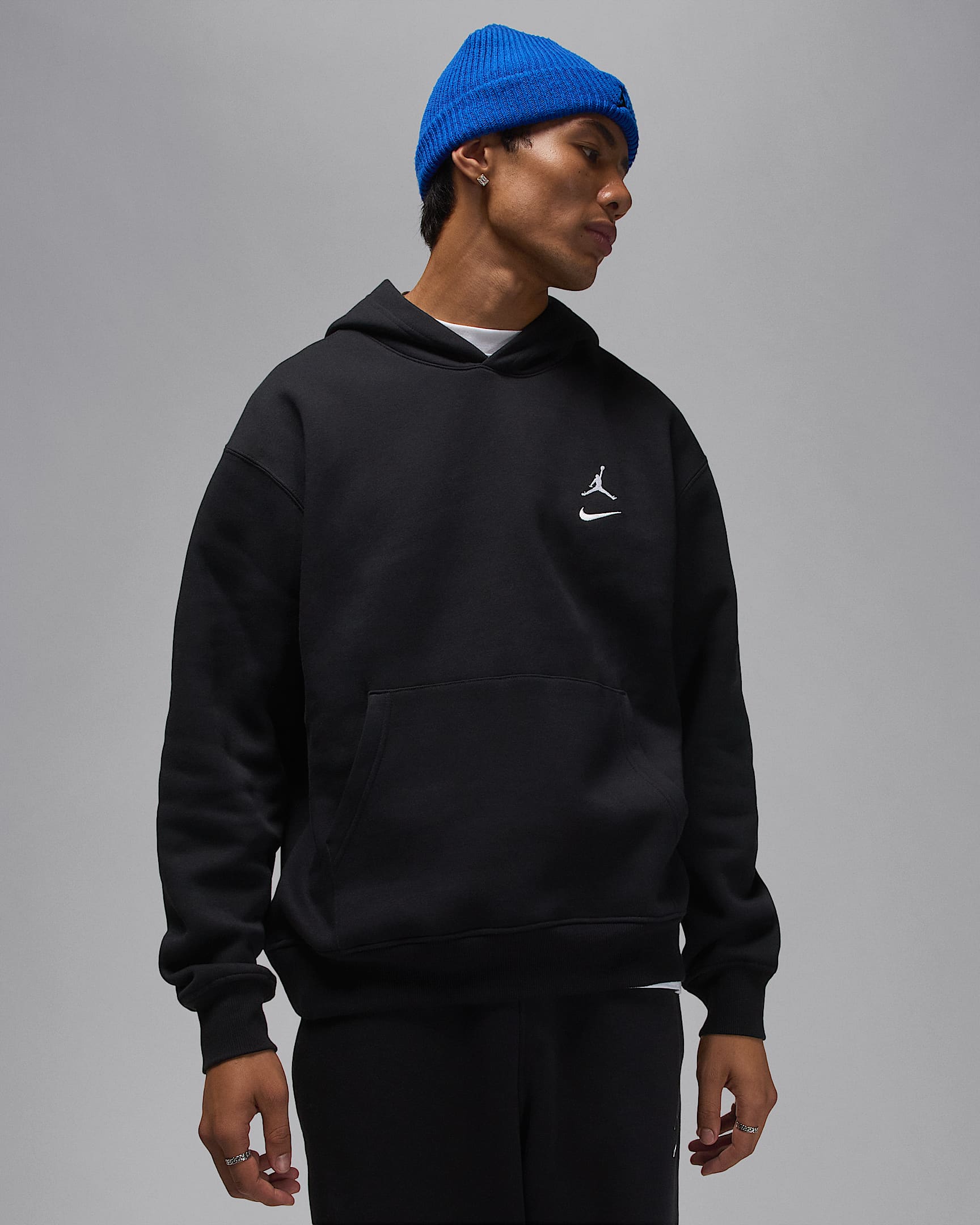 Jordan Brooklyn Fleece Dessuadora amb caputxa - Home - Negre/Blanc