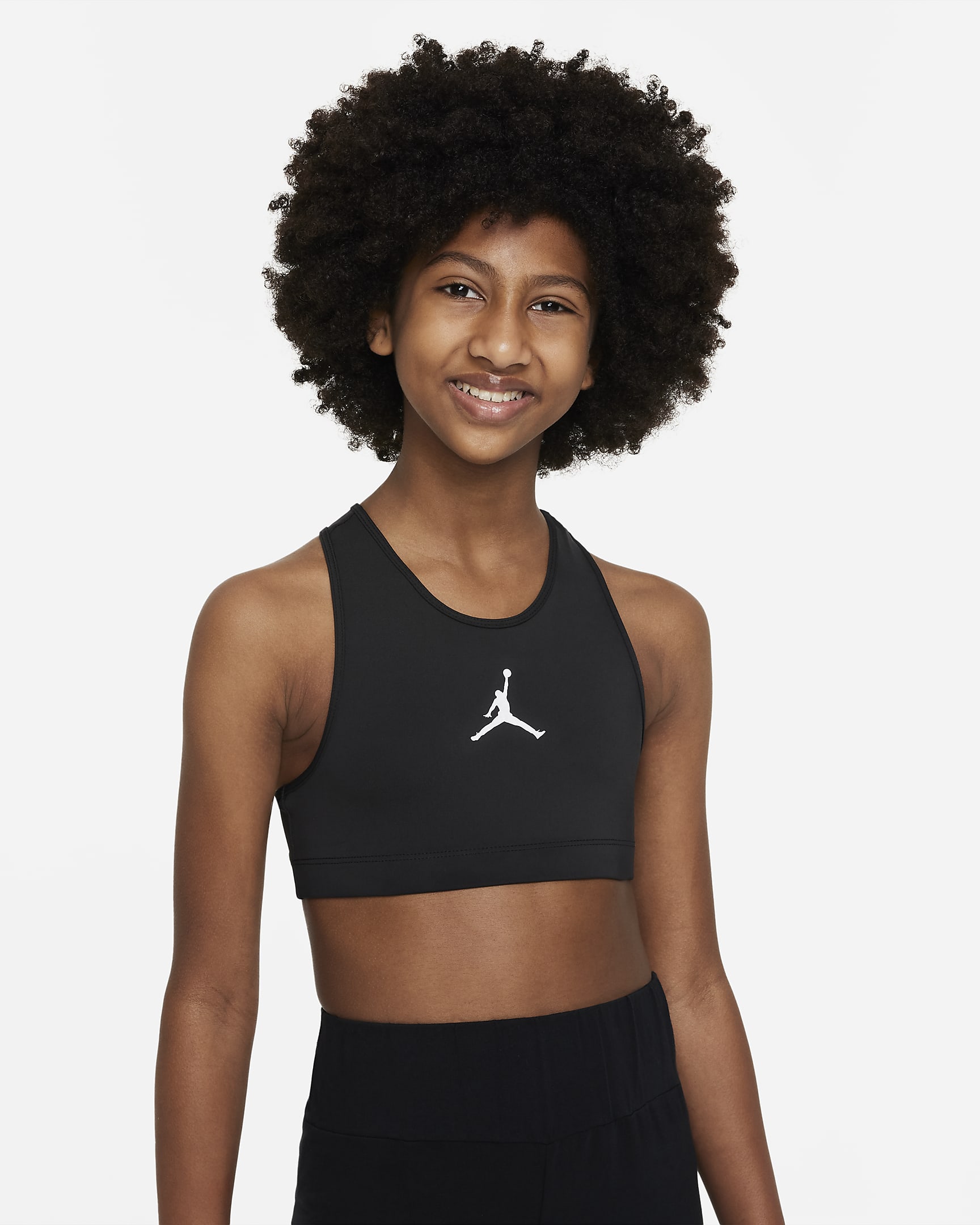 Jordan Big Kids' Sports Bra - Black