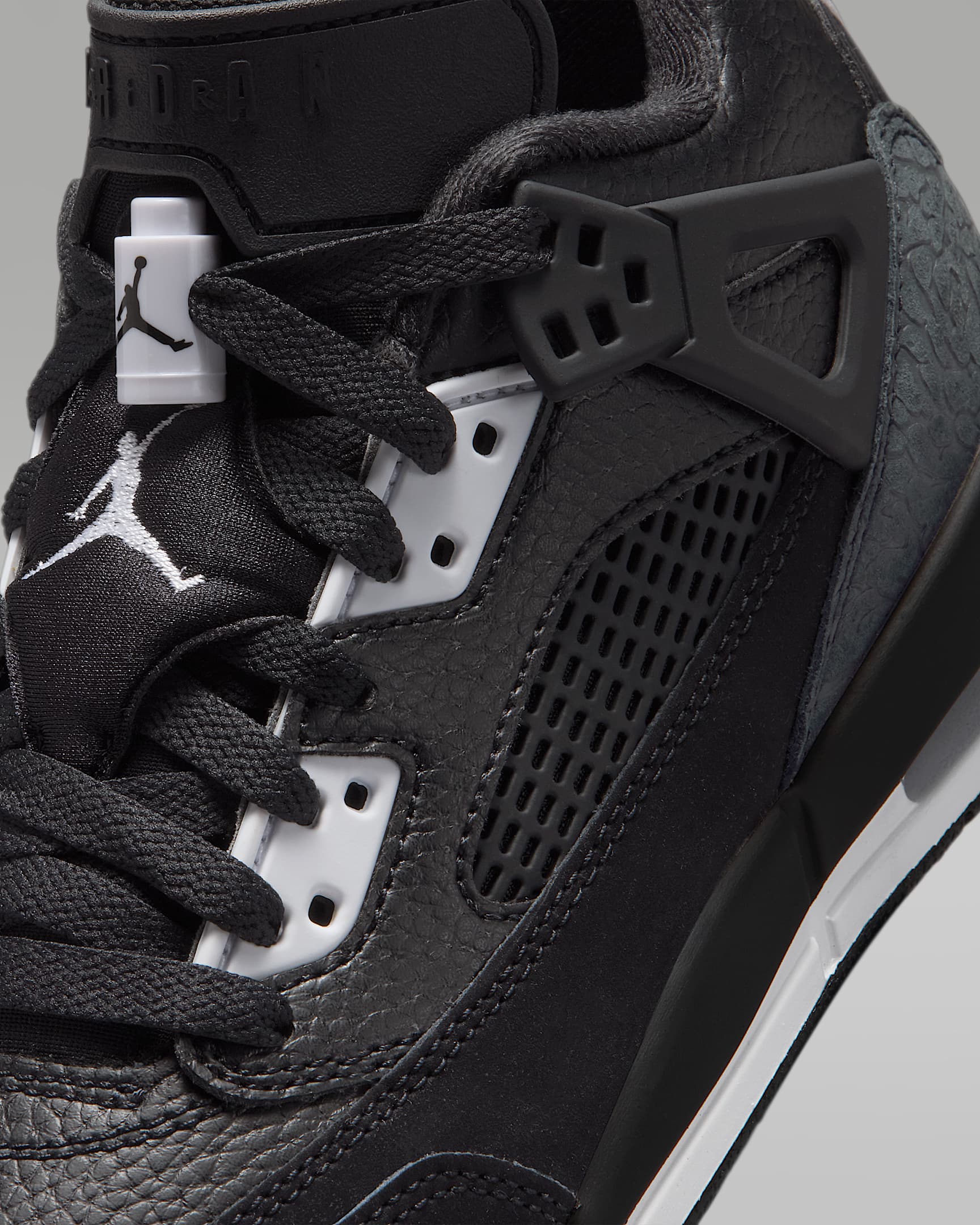 Chaussure Jordan Spizike Low pour ado - Noir/Blanc/Anthracite/Blanc