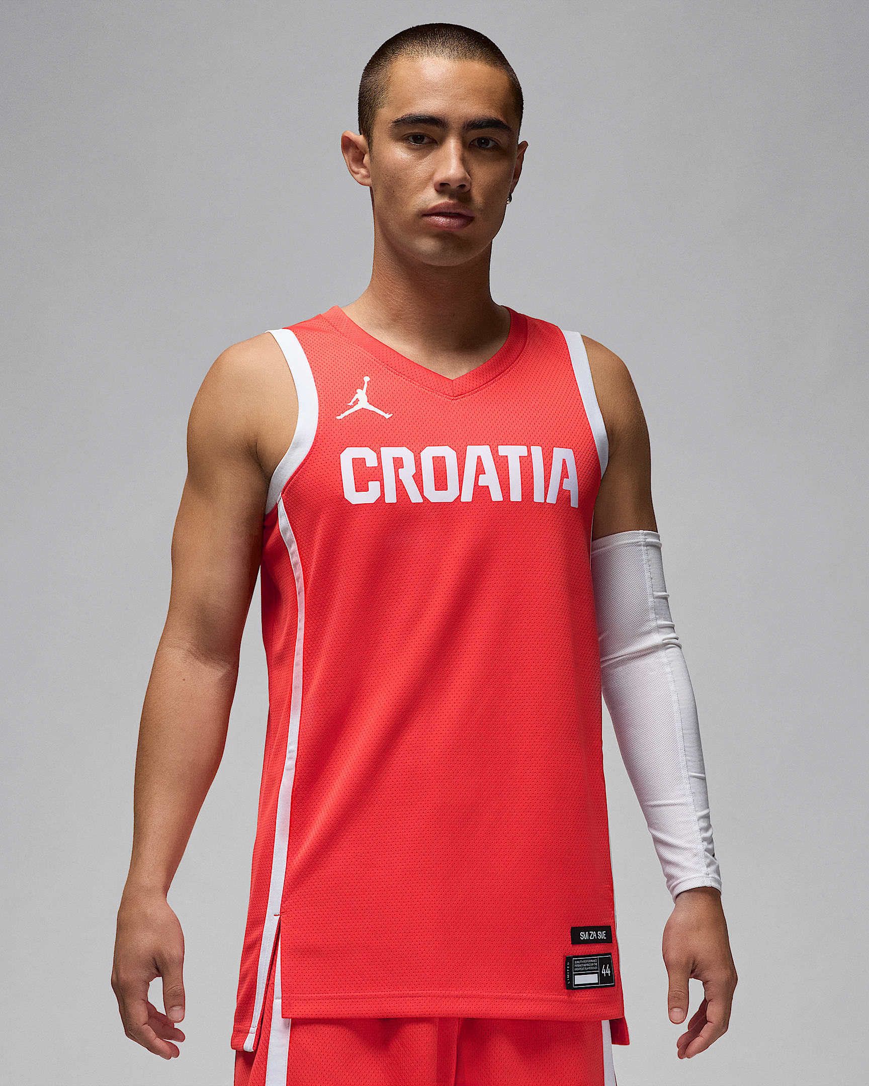 Kroatien Limited Road Nike Basketballtrikot (Herren) - Chile Red/Weiß