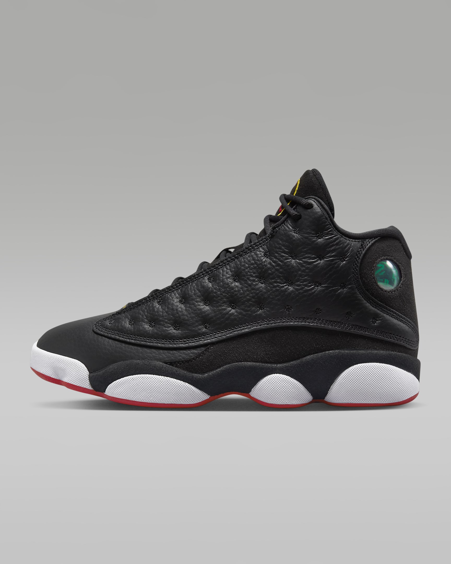 Air Jordan 13 Retro Shoes - Black/White/True Red