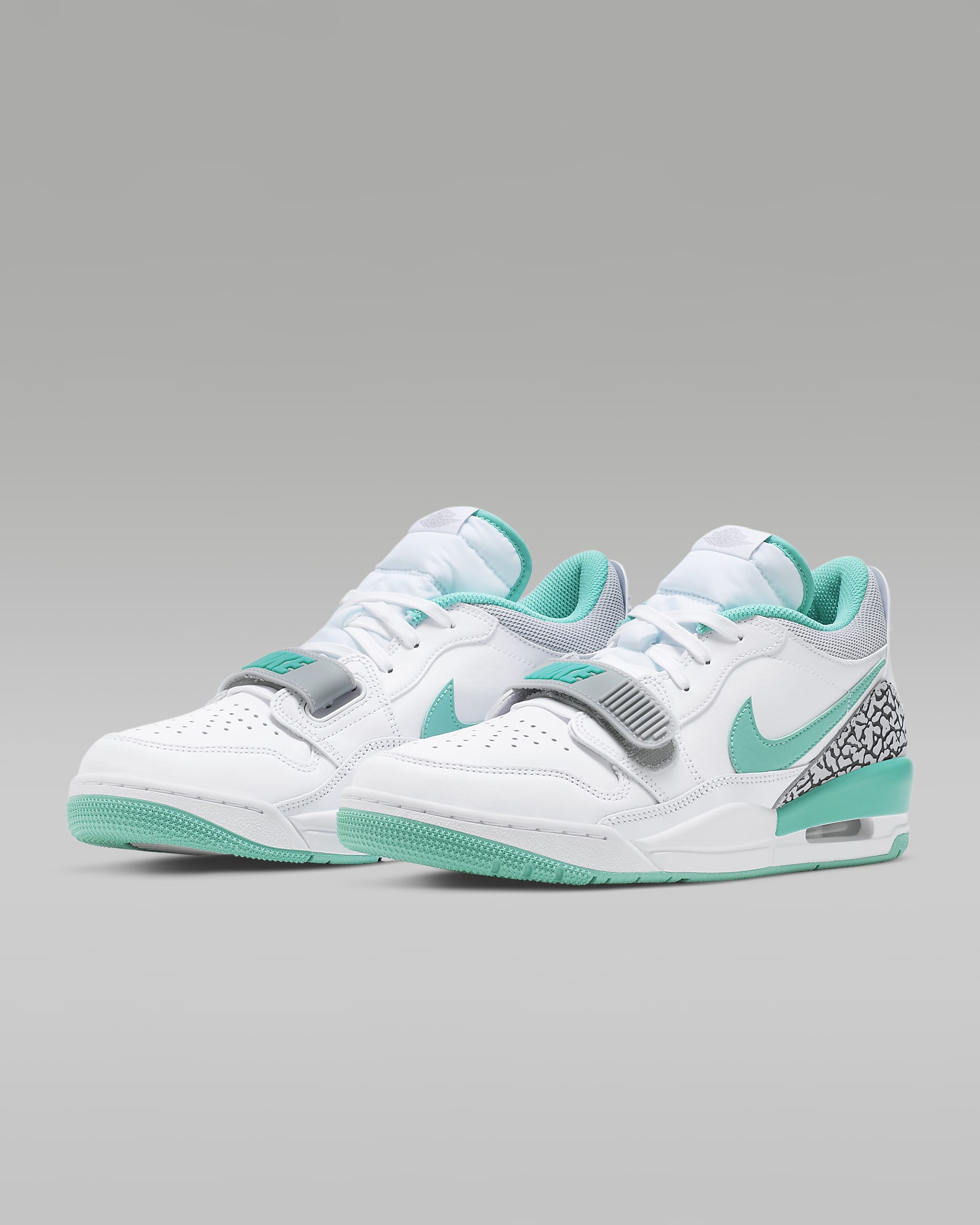 Air Jordan Legacy 312 Low Men's Shoes - White/Wolf Grey/Washed Teal