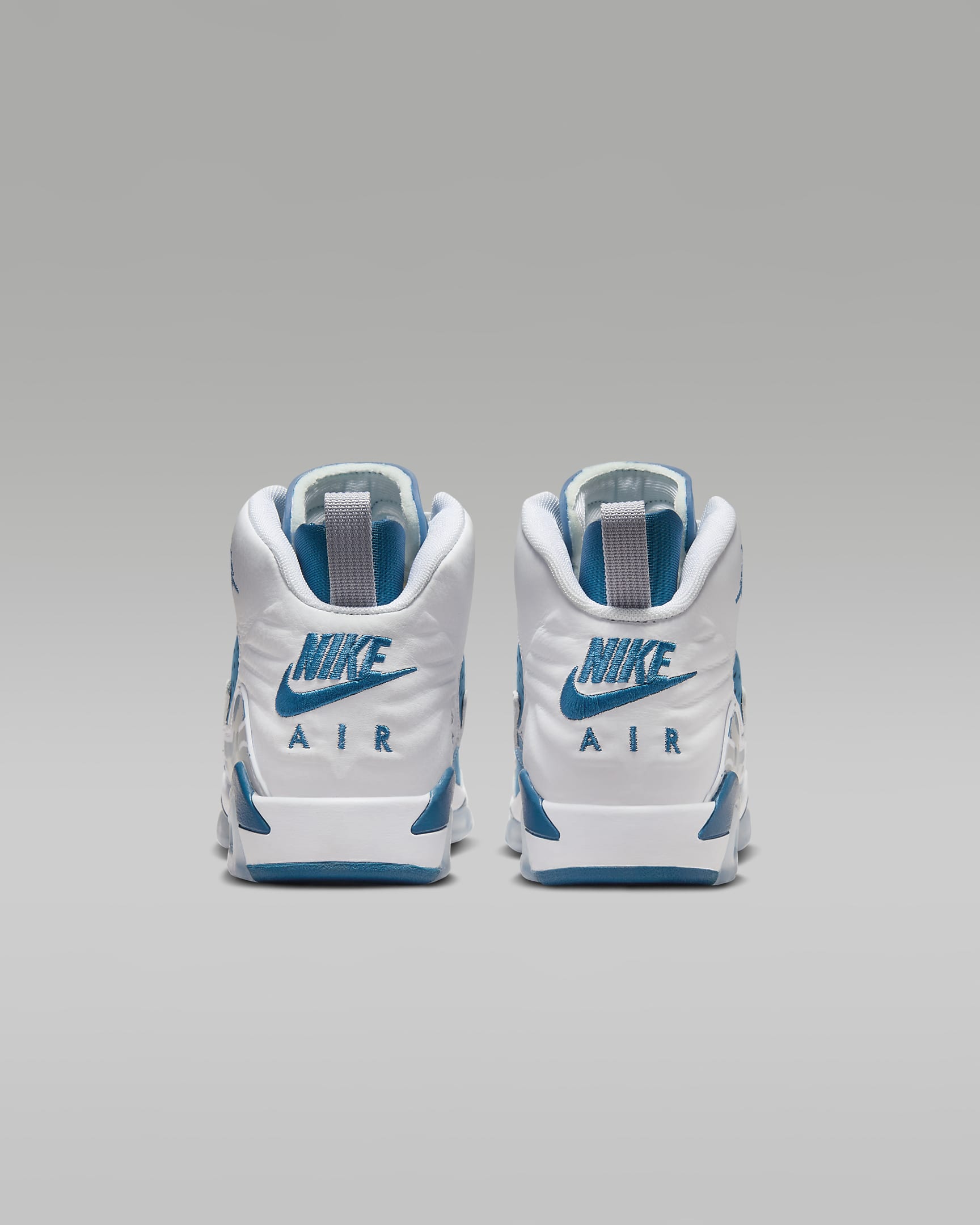 Jumpman MVP Older Kids' Shoes - White/Wolf Grey/Industrial Blue