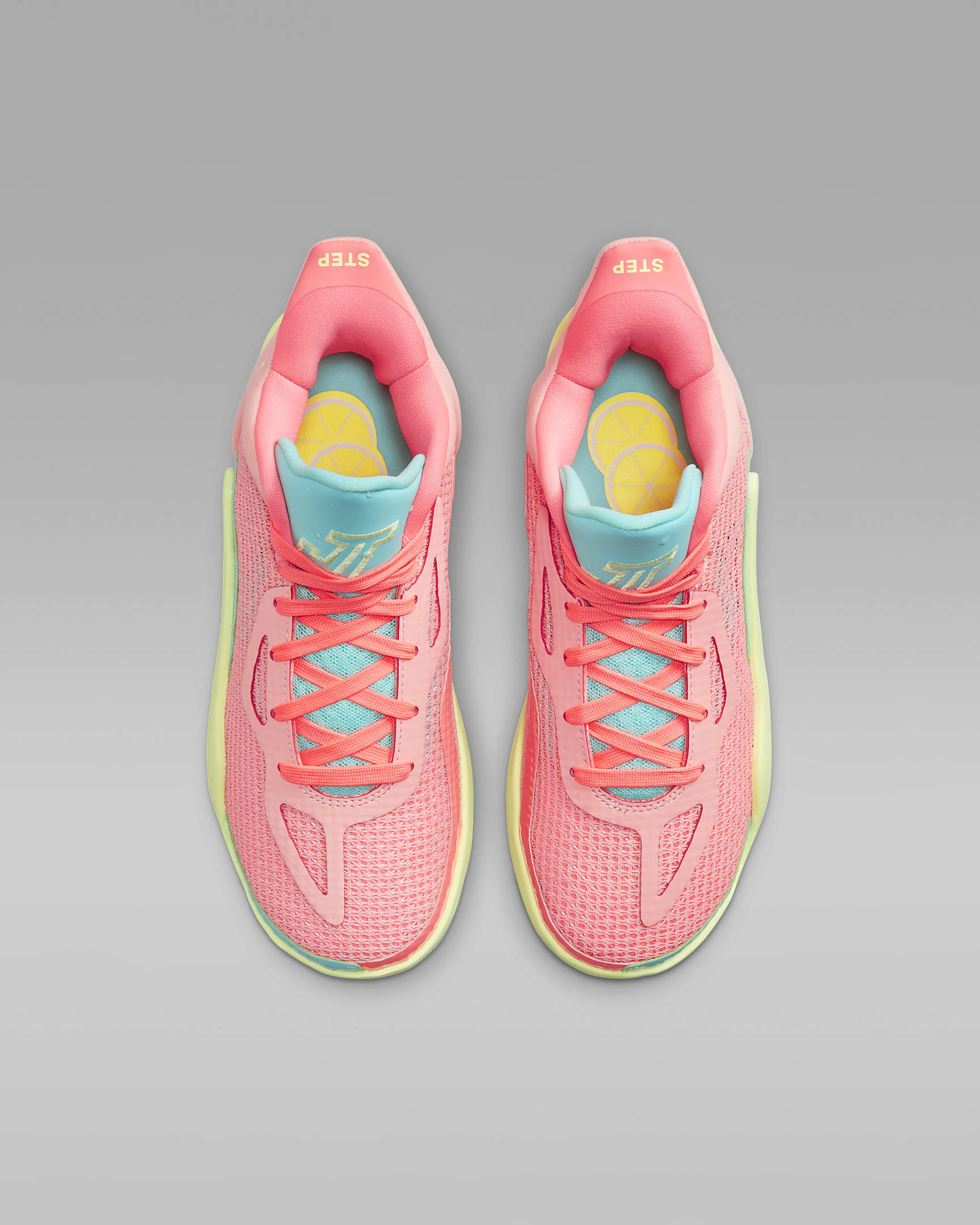 Tatum 1 "Pink Lemonade" Older Kids' Shoes - Pink Tint/Lava Glow/Aurora Green/Barely Volt