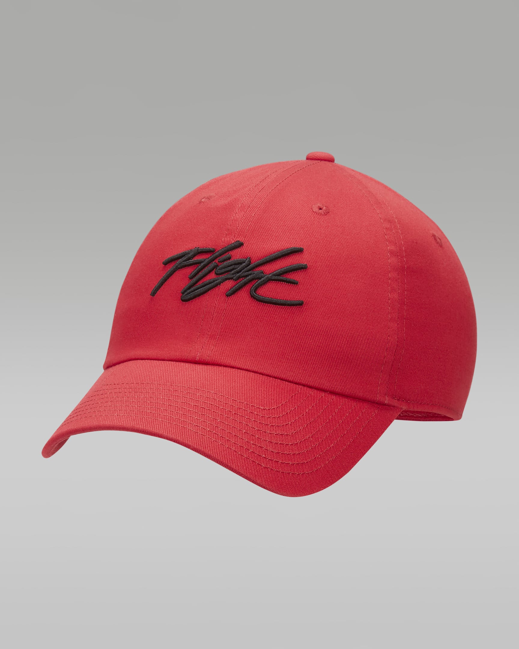 Jordan Club unstrukturierte Cap - Gym Red/Schwarz/Weiß