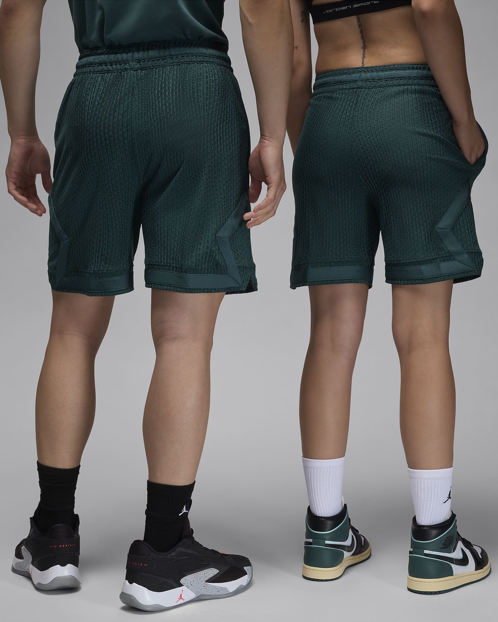 Jordan Sport 男款 Dri-FIT ADV Diamond 短褲 - Oxidized Green/黑色/Oxidized Green