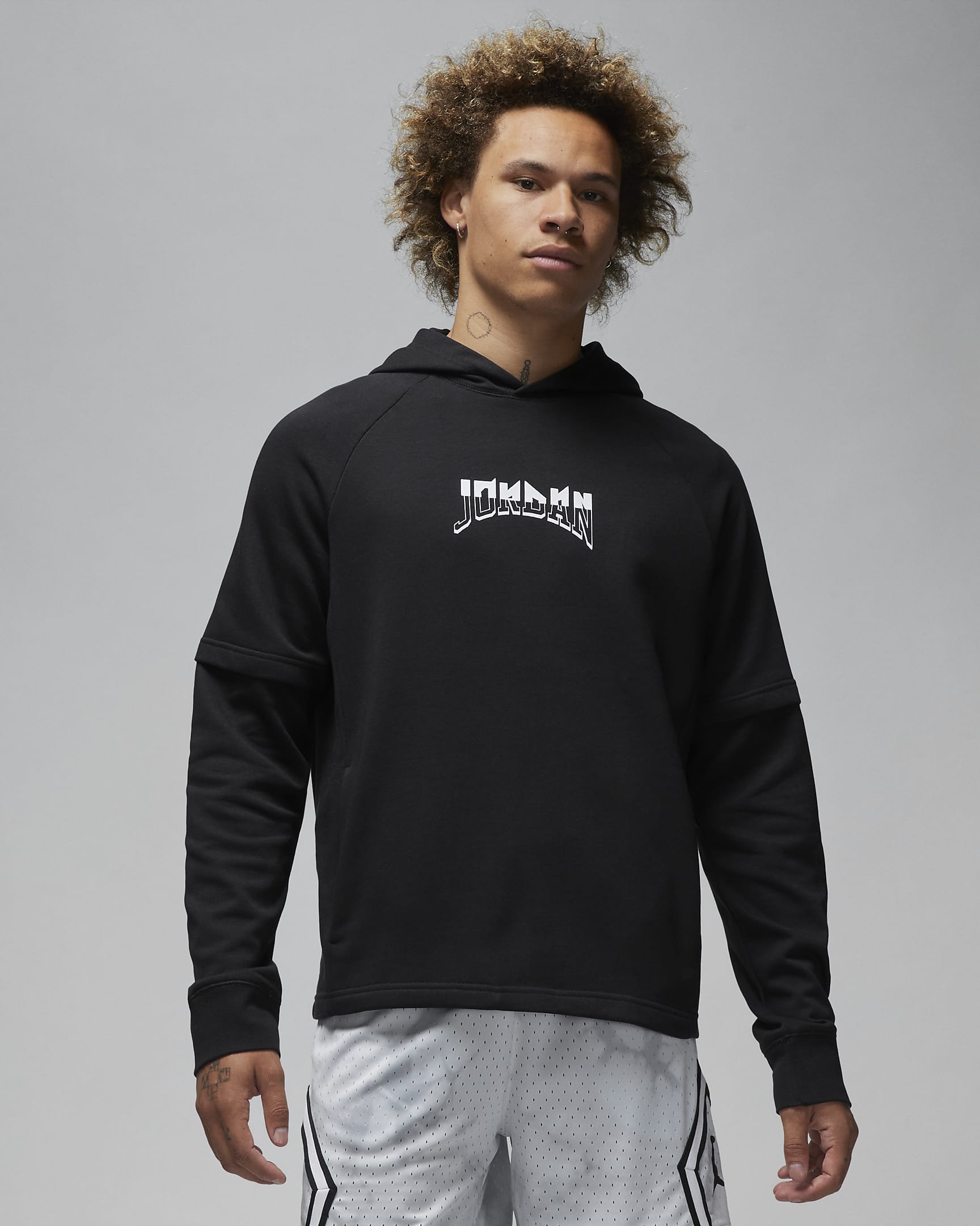 Jordan DriFIT Sport Men's Graphic Fleece Pullover Hoodie. Nike SG