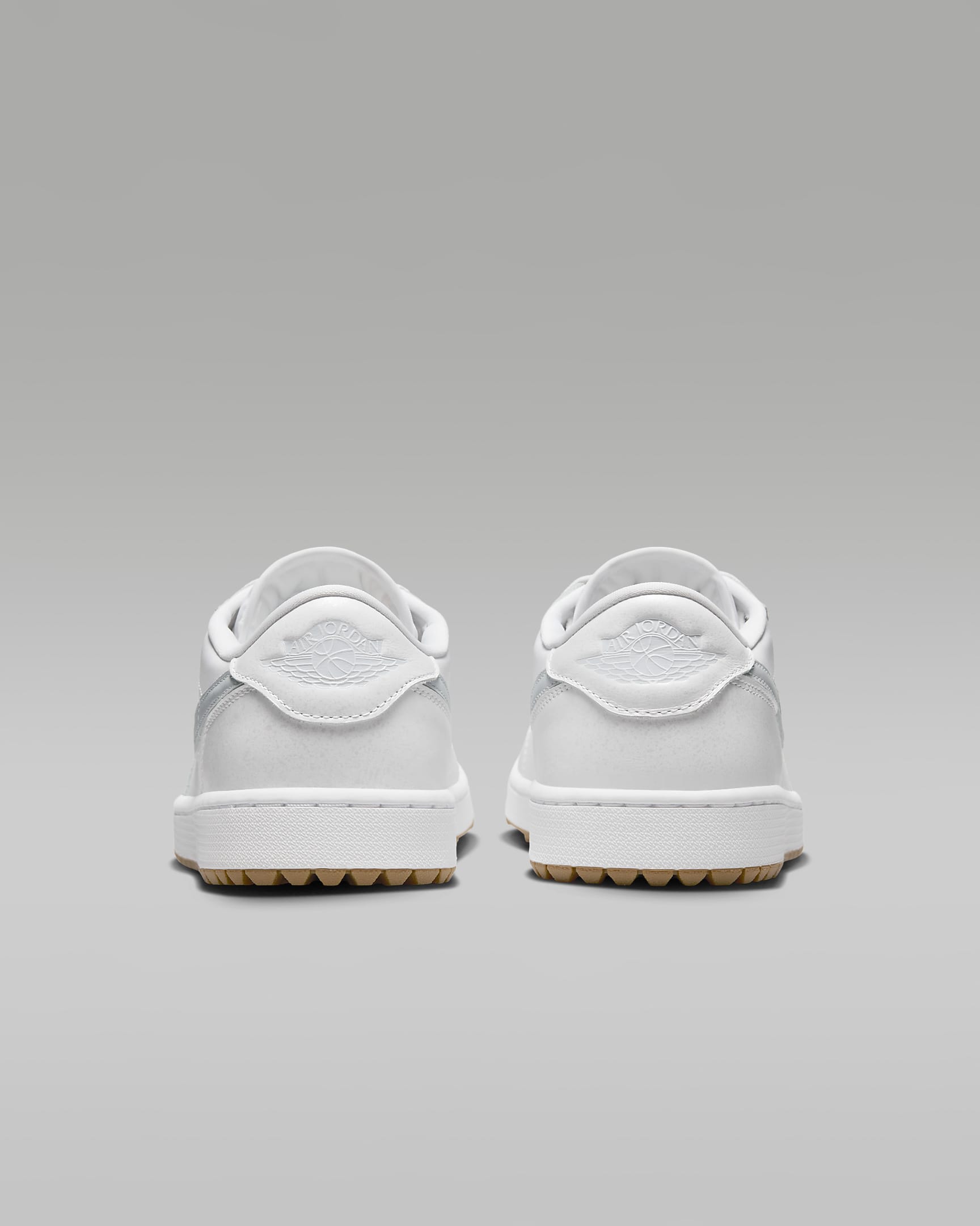 Air Jordan 1 Low G Golf Shoes - White/Gum Medium Brown/Pure Platinum