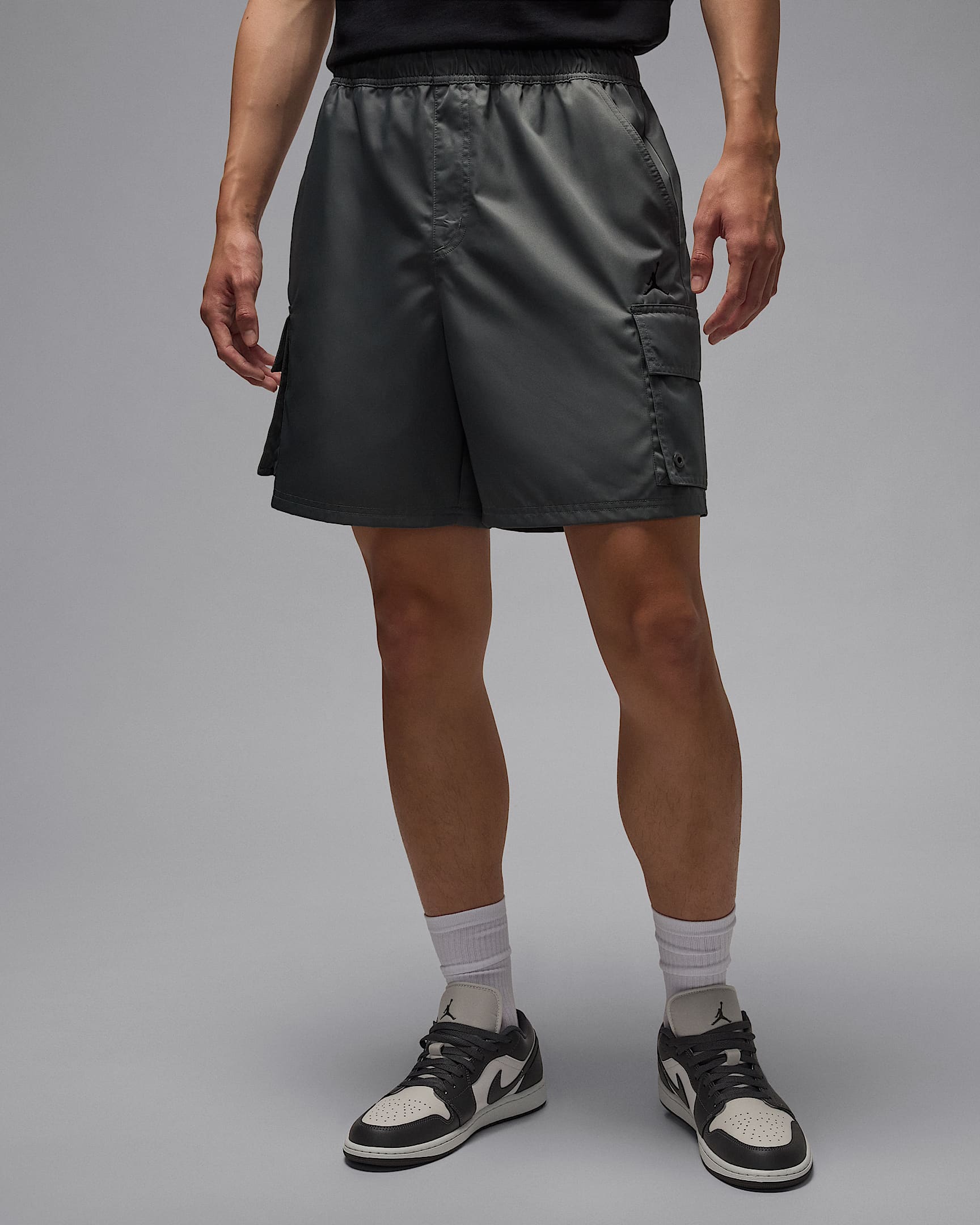 Jordan Brooklyn Men's Cargo Shorts - Iron Grey/Black
