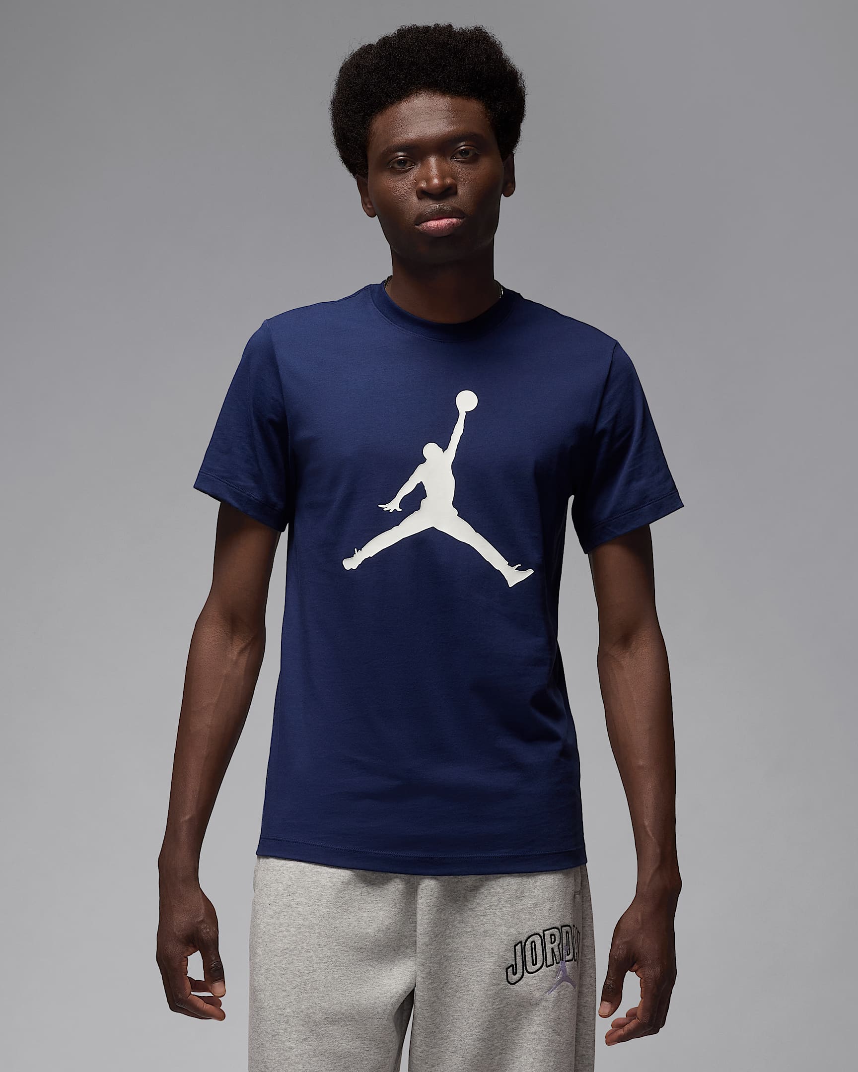 Jordan Jumpman Men's T-Shirt - Midnight Navy/White/White