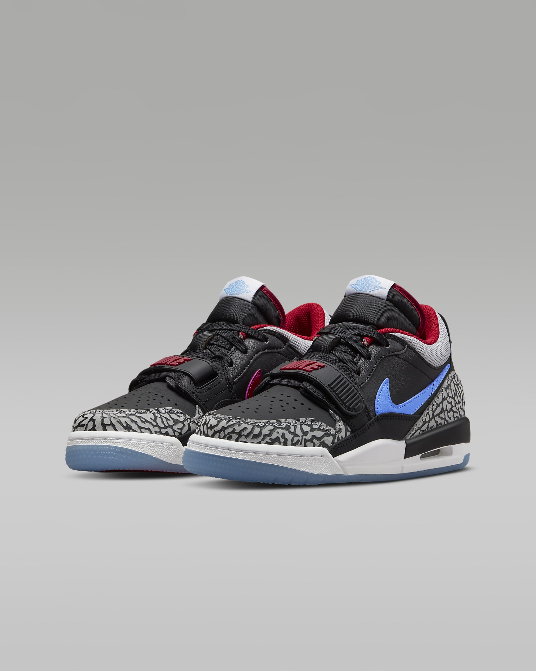 Air Jordan Legacy 312 Low Older Kids' Shoes - Black/Valour Blue/University Red/Wolf Grey