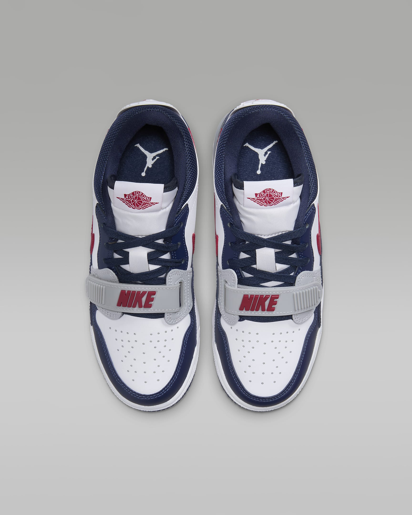 Chaussure Air Jordan Legacy 312 Low pour ado - Blanc/Midnight Navy/Wolf Grey/Varsity Red