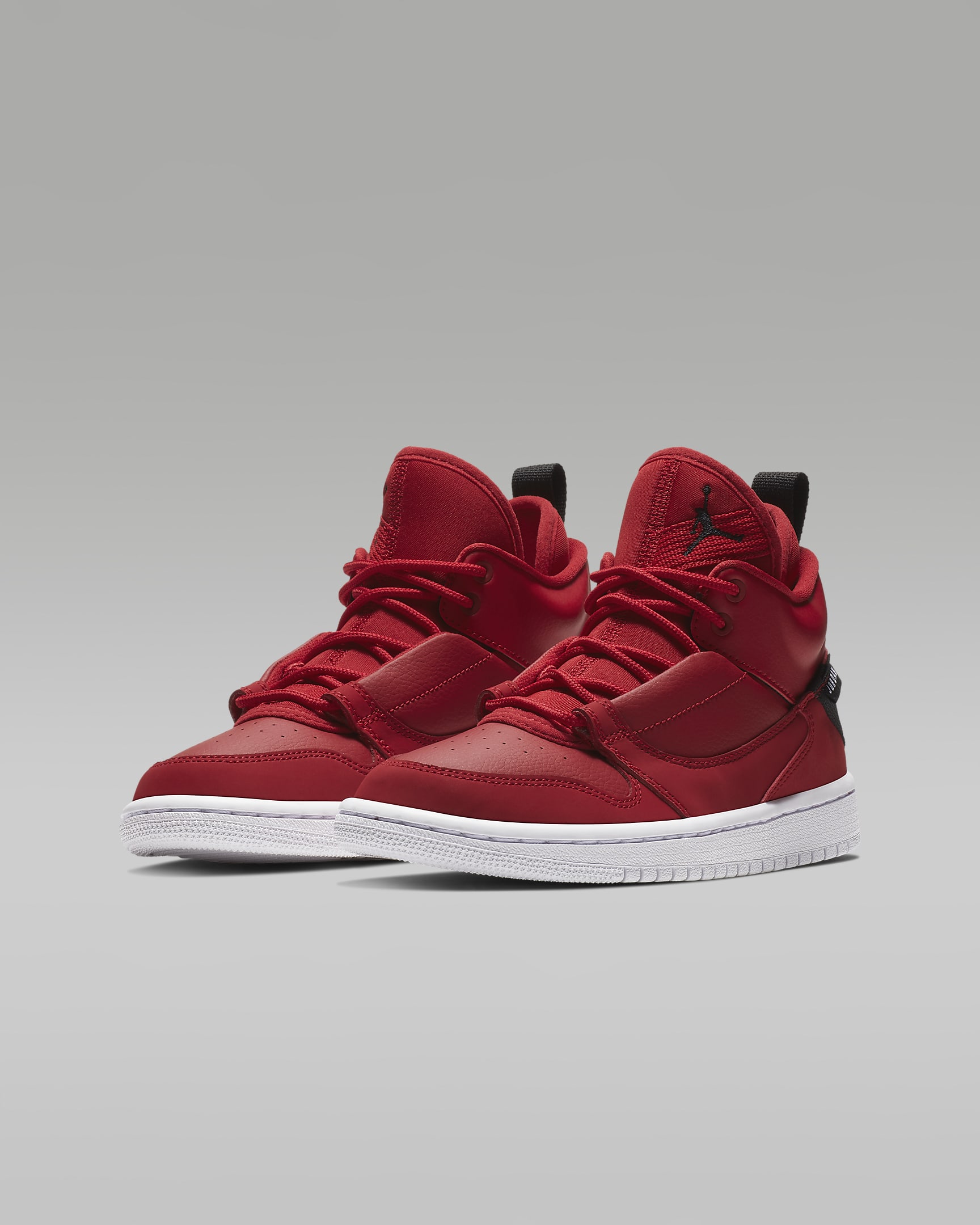 Jordan Fadeaway Boys' Shoes - Gym Red/White/Black/Black