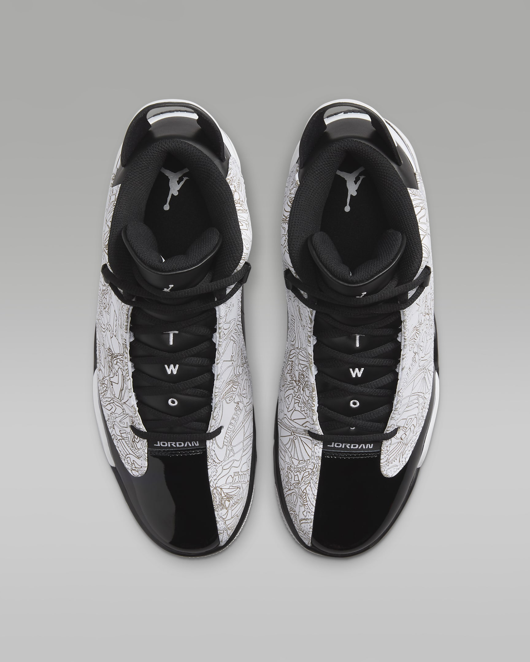 Air Jordan Dub Zero Men's Shoes - White/Neutral Grey/Black