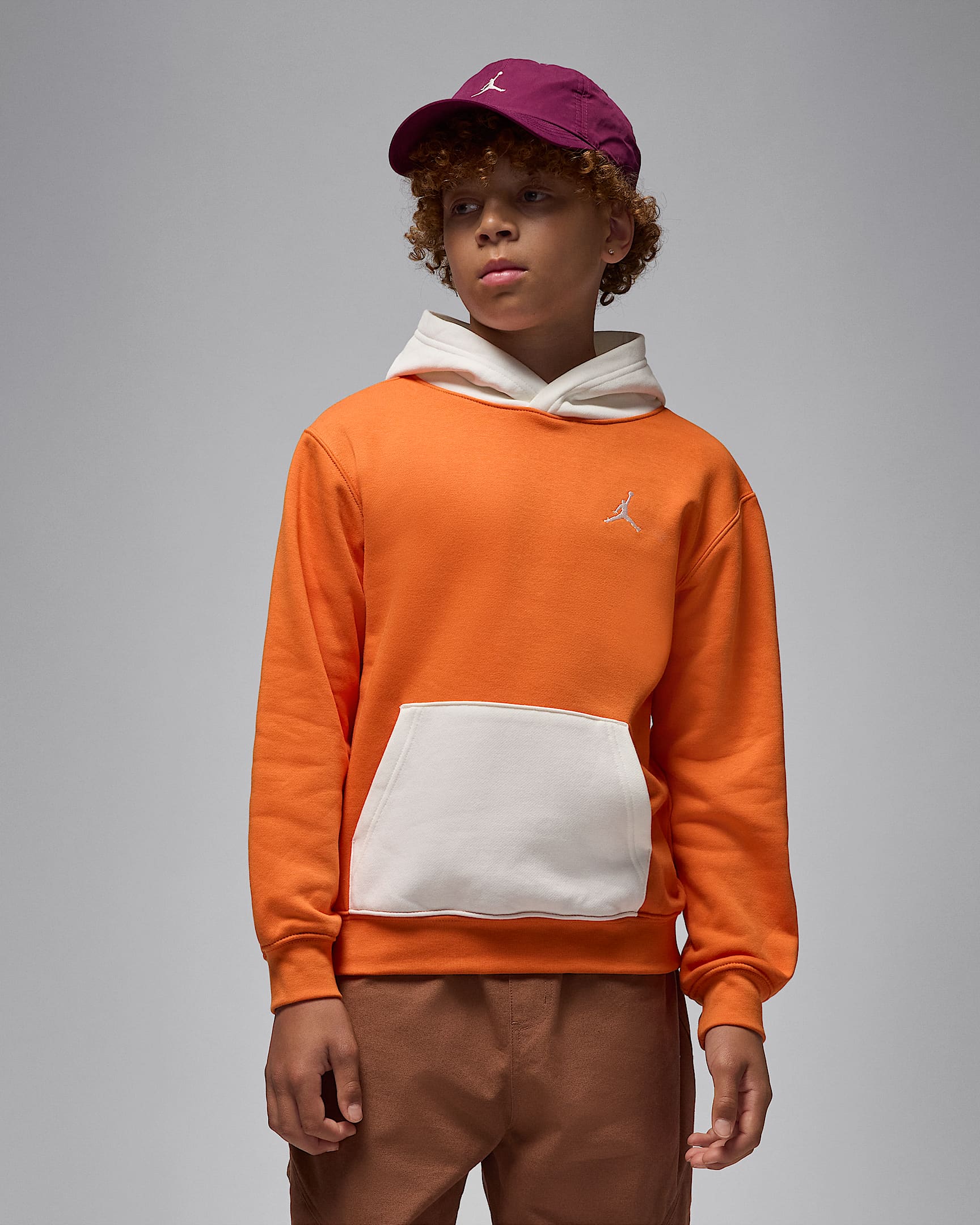 Jordan Brooklyn Fleece Big Kids' Pullover Hoodie - Starfish