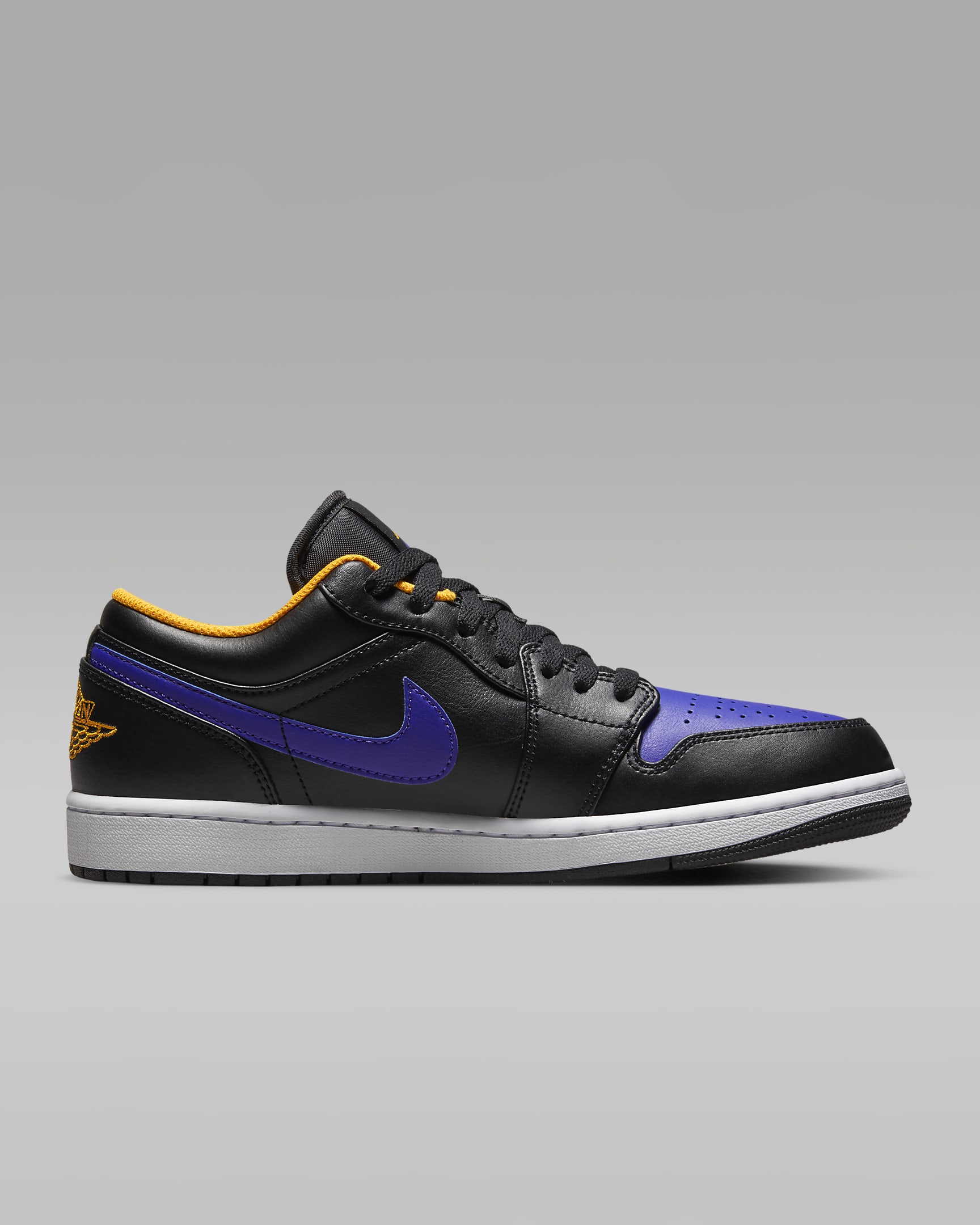 Air Jordan 1 Low Men's Shoes - Black/Taxi/Dark Concord