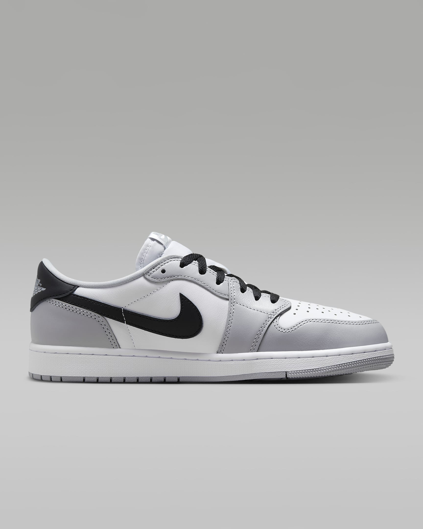 Air Jordan 1 Low OG 'Wolf Grey' Shoes - White/Wolf Grey/Black