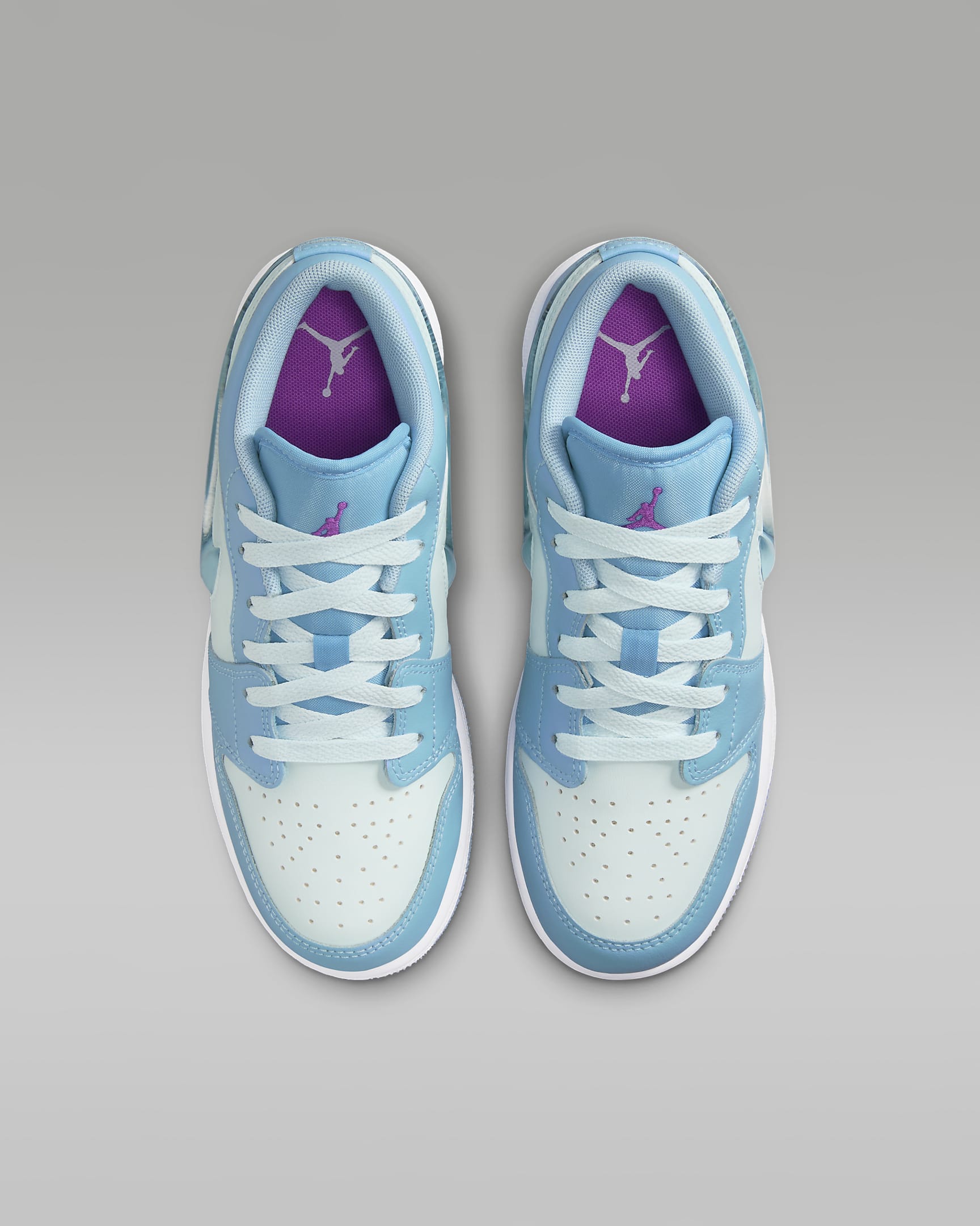 Air Jordan 1 Low SE Older Kids' Shoes - Aquarius Blue/Glacier Blue/Hyper Violet/Aquarius Blue