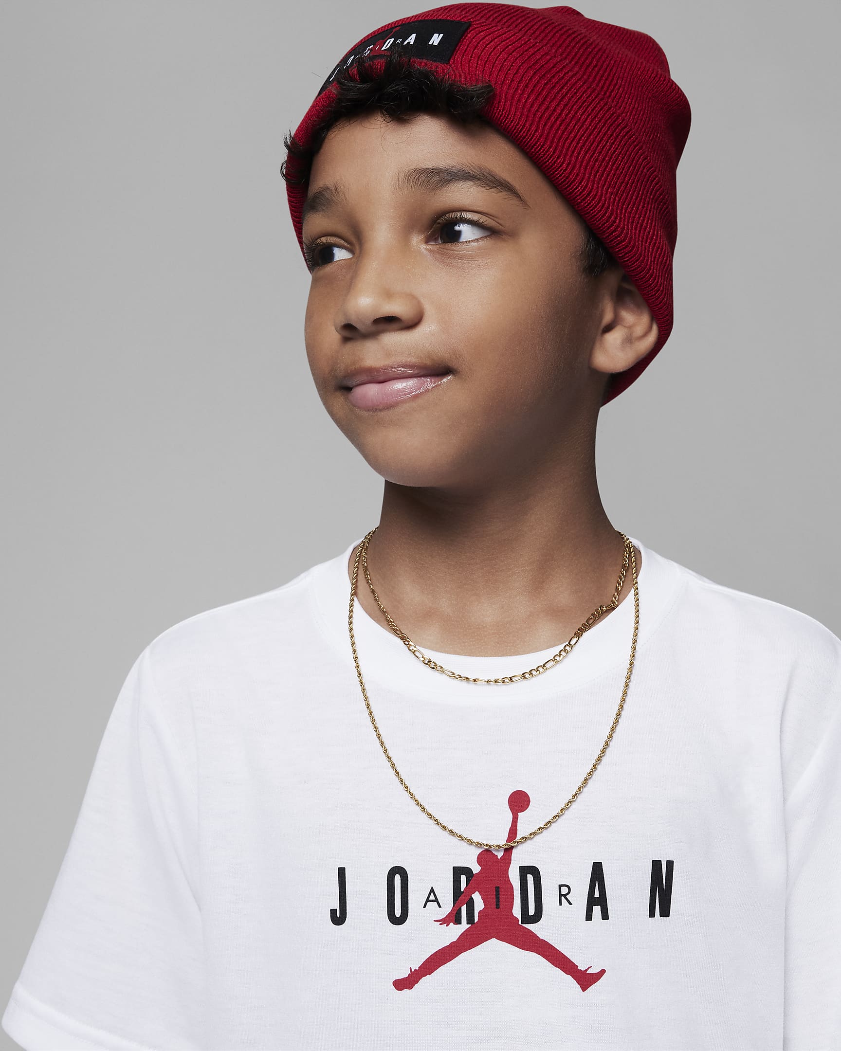 Jordan Jumpman Sustainable Graphic Tee Older Kids' T-Shirt. Nike AT