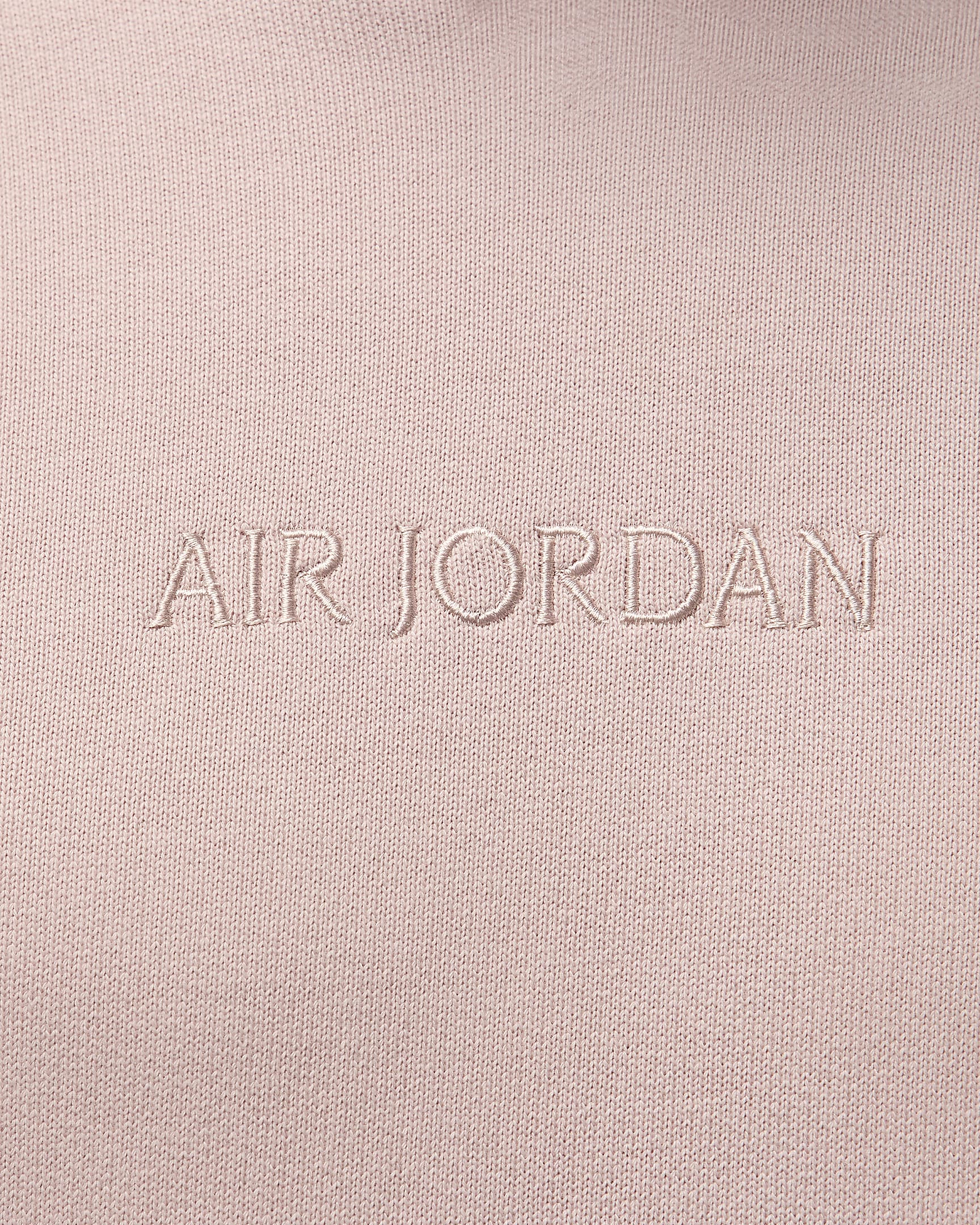 Air Jordan Wordmark Men's Fleece Pullover Hoodie - Pink Oxford