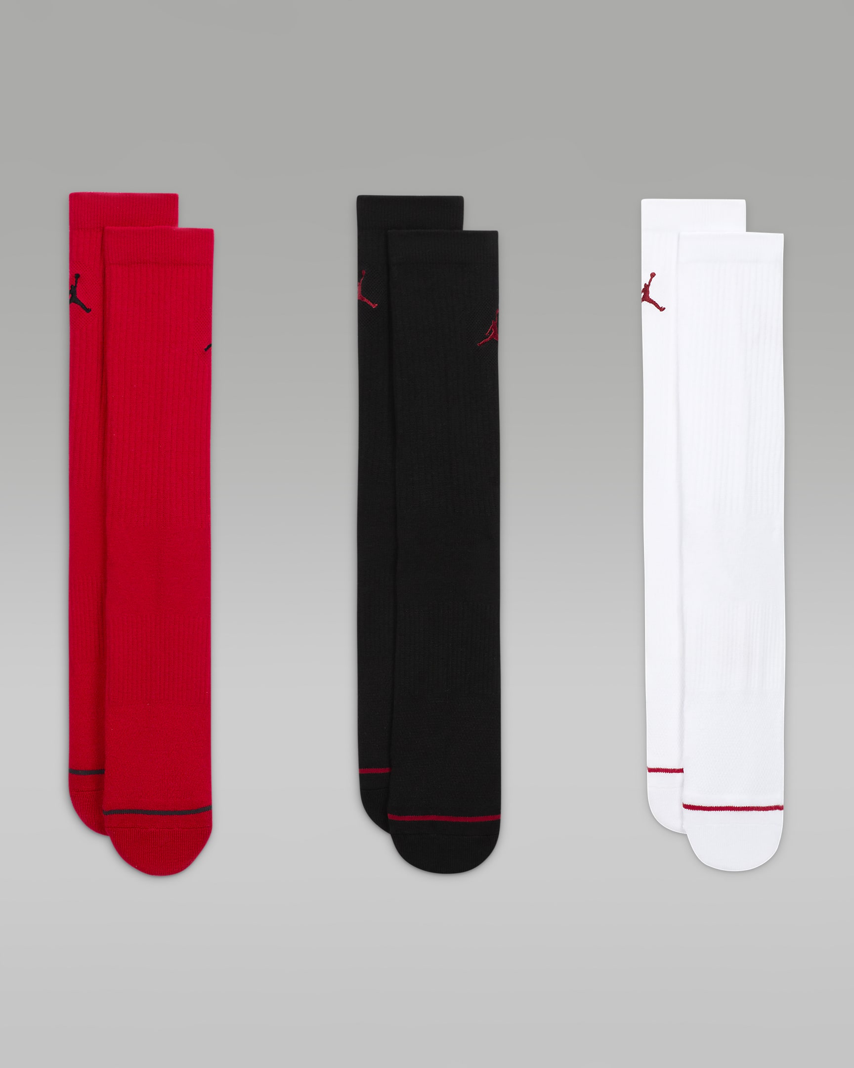 Jordan Everyday Crew Socks (3 pairs) - Multi-Color