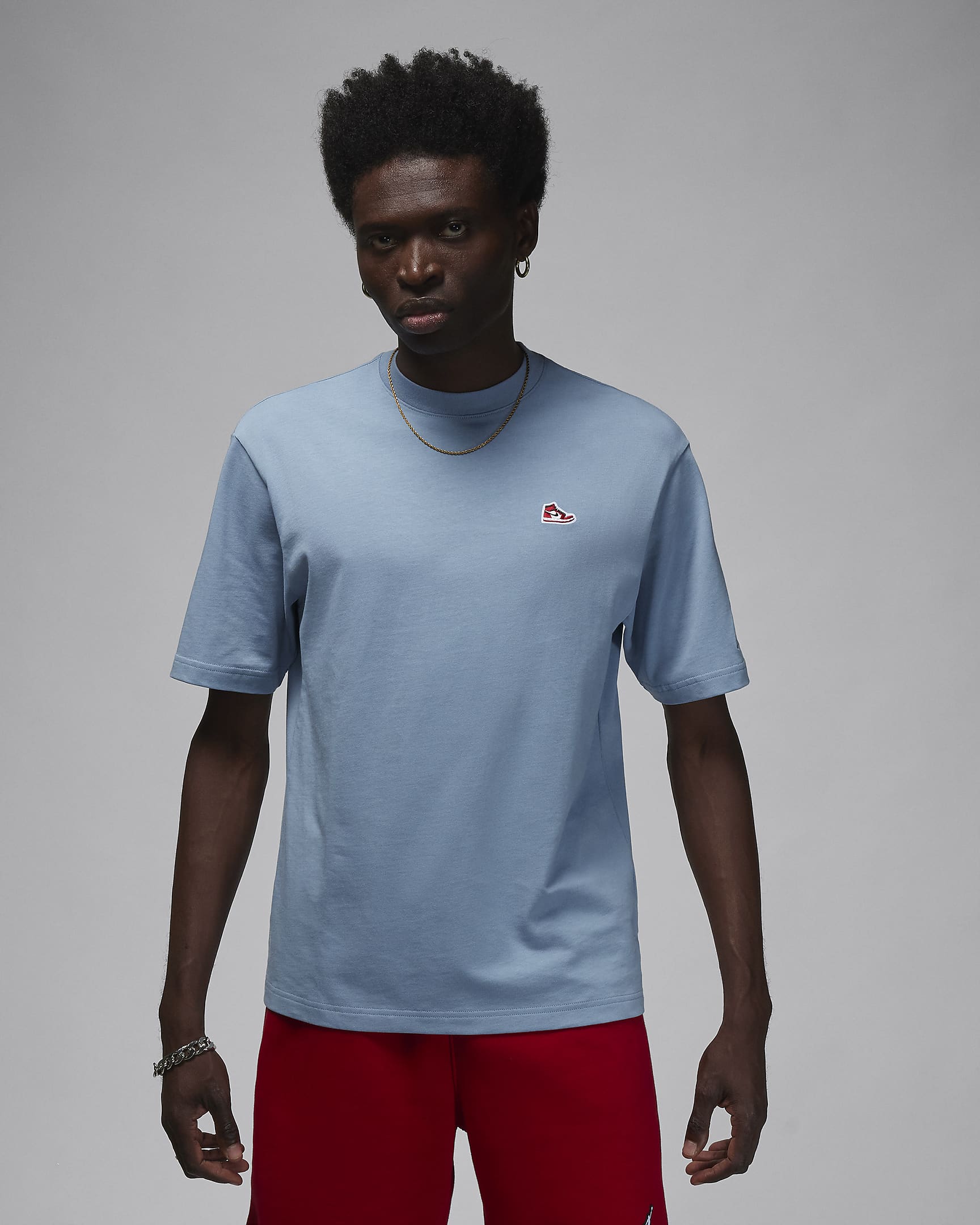 Jordan Brand Men's T-Shirt - Blue Grey