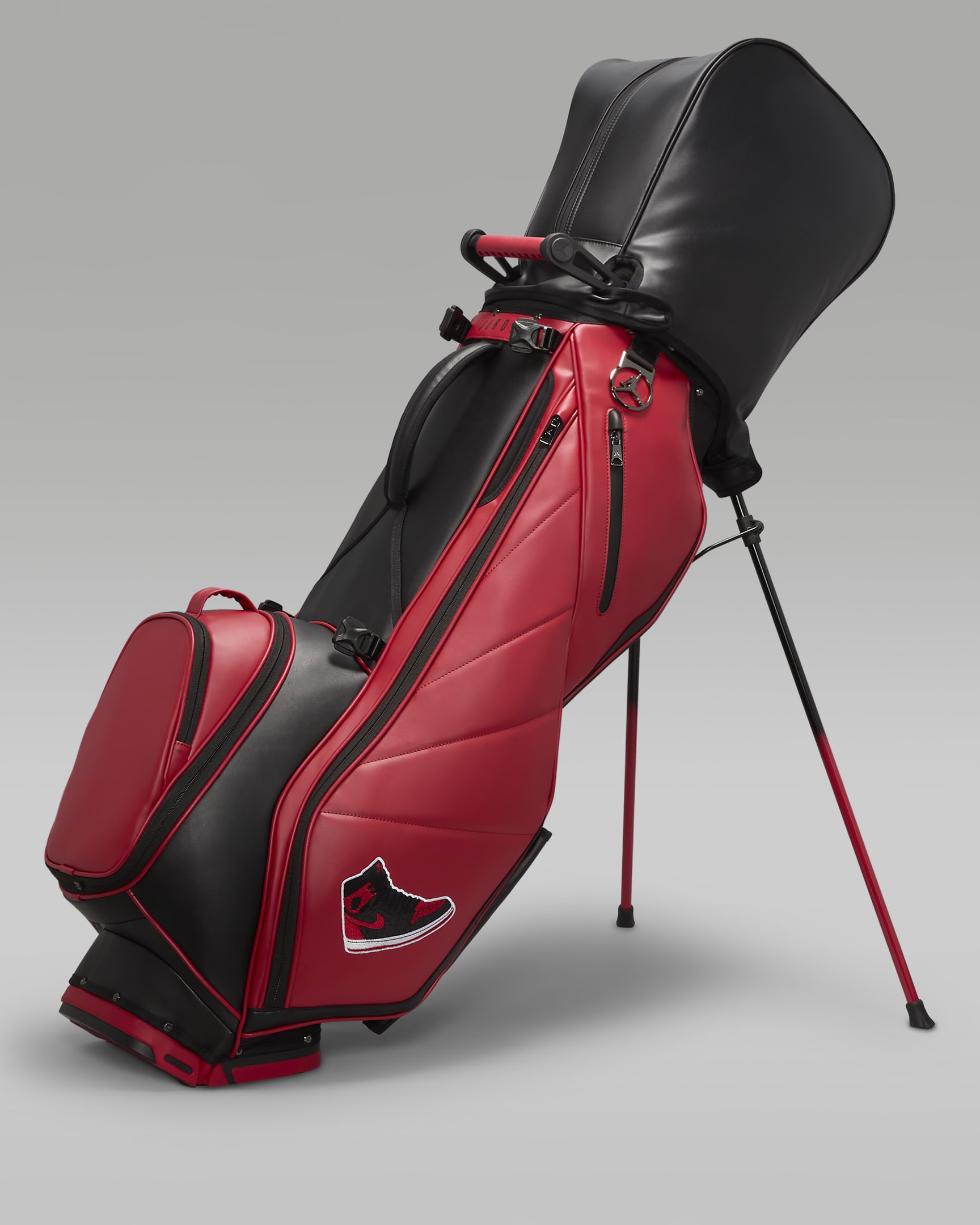 Jordan Fade Away Luxe 6-Way Golf Bag - Red/Black/Black