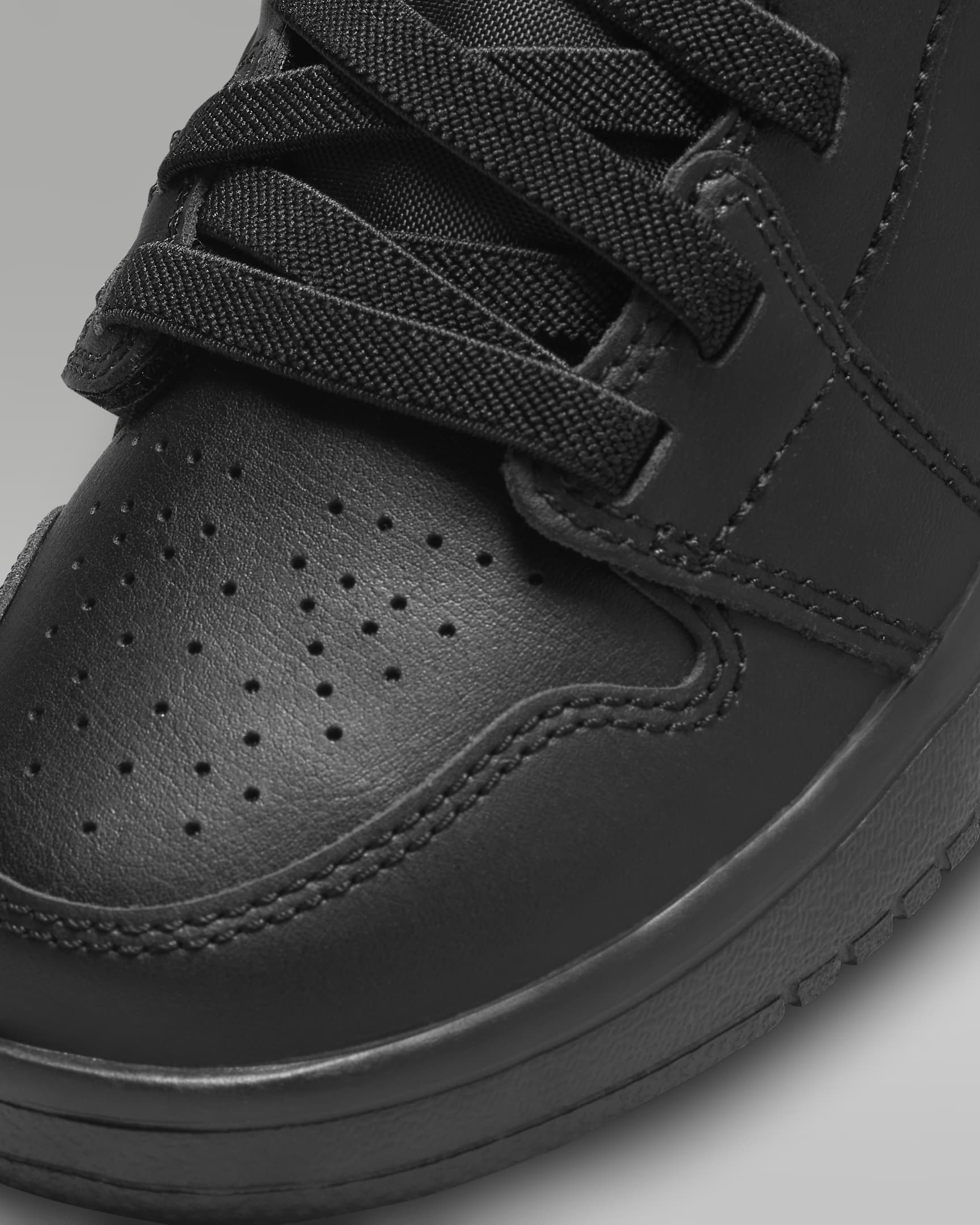 Jordan 1 Low Alt Younger Kids' Shoes - Black/Black/Black