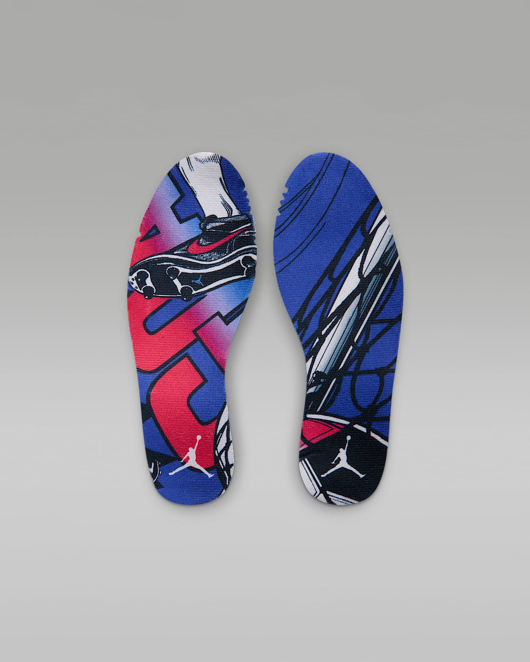 Tenis para niños de preescolar Jordan Spizike Low FC - Fantasma/Vela/Azul eléctrico/Rojo universitario