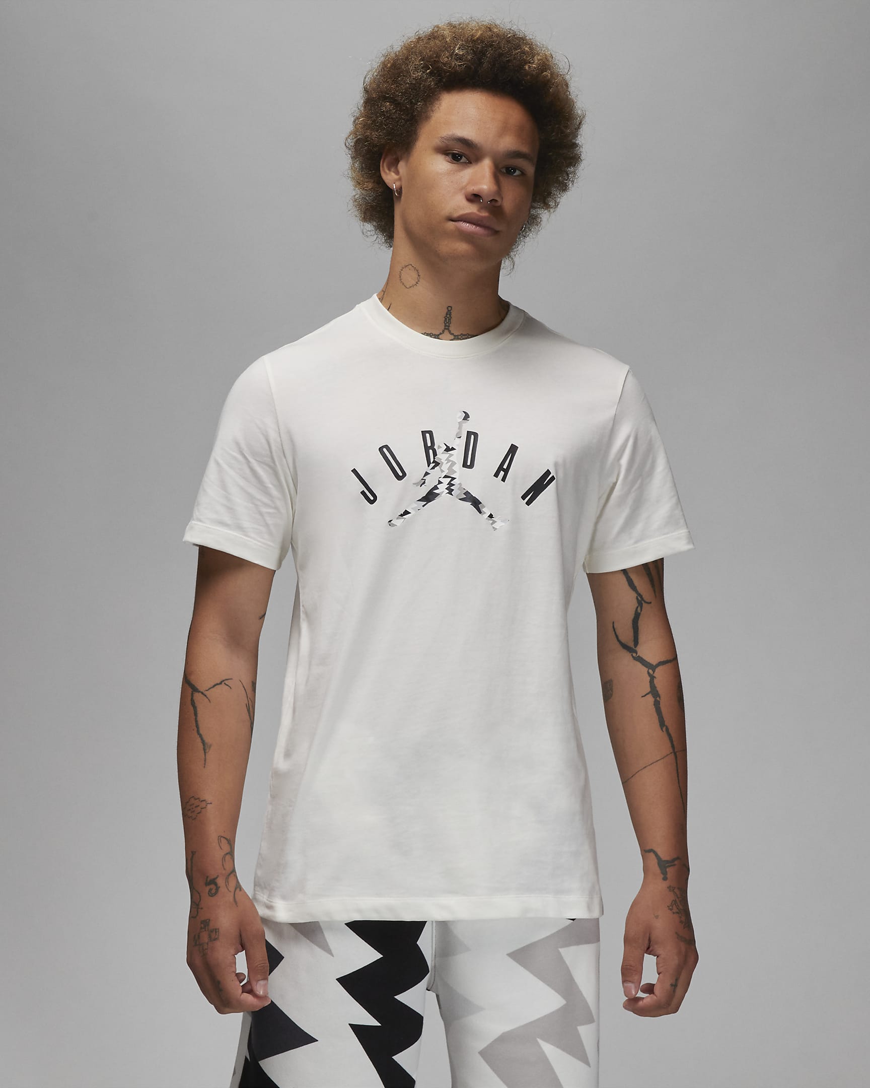 Jordan Flight MVP Men's T-Shirt - Sail/Black