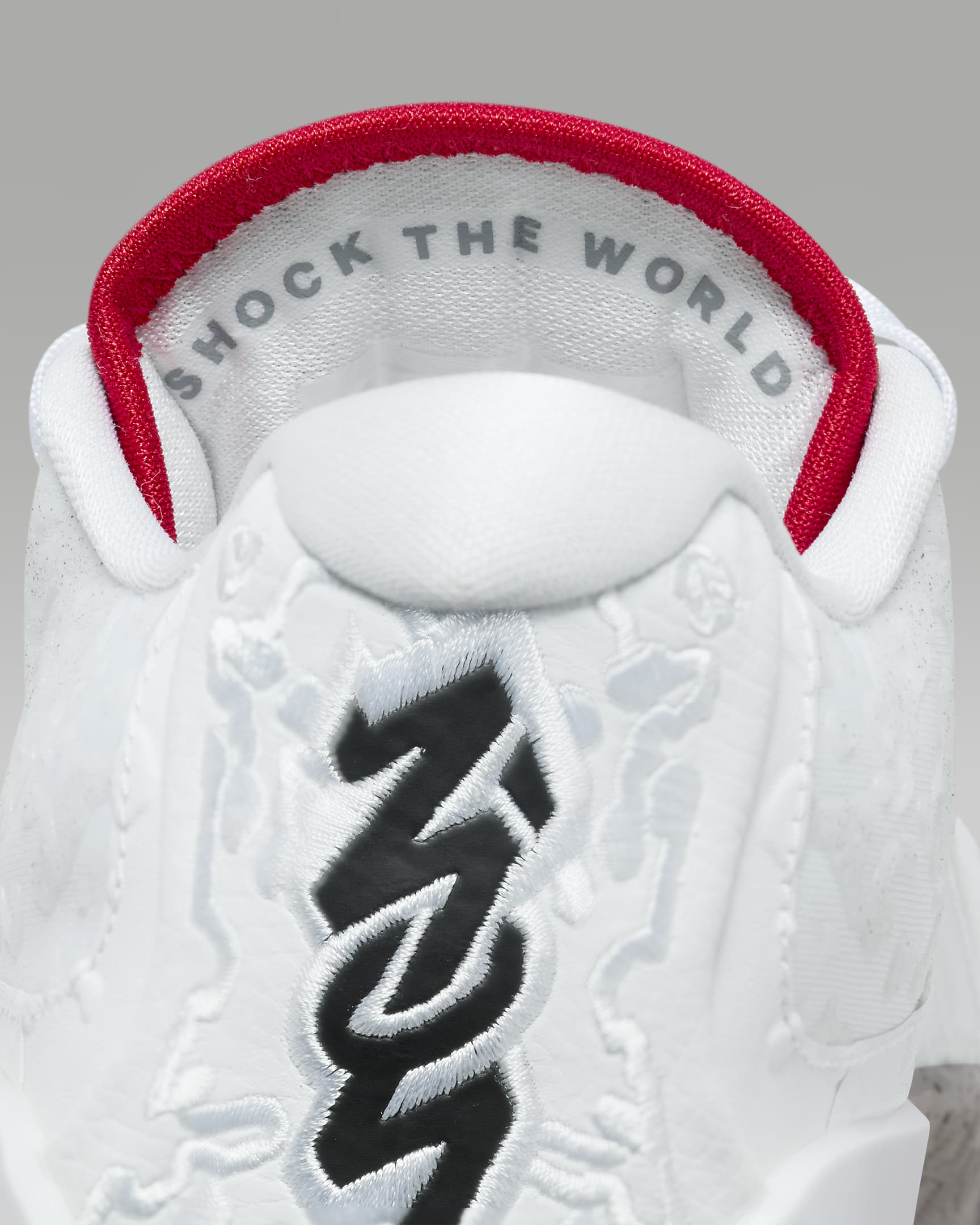 Zion 3 'Fresh Paint' Older Kids' Basketball Shoes - White/Cement Grey/Pure Platinum/University Red
