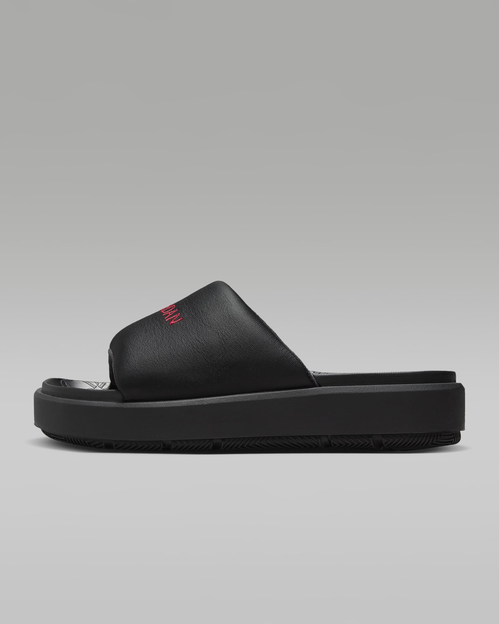 Jordan Sophia Women's Slides - Black/Black/Gym Red