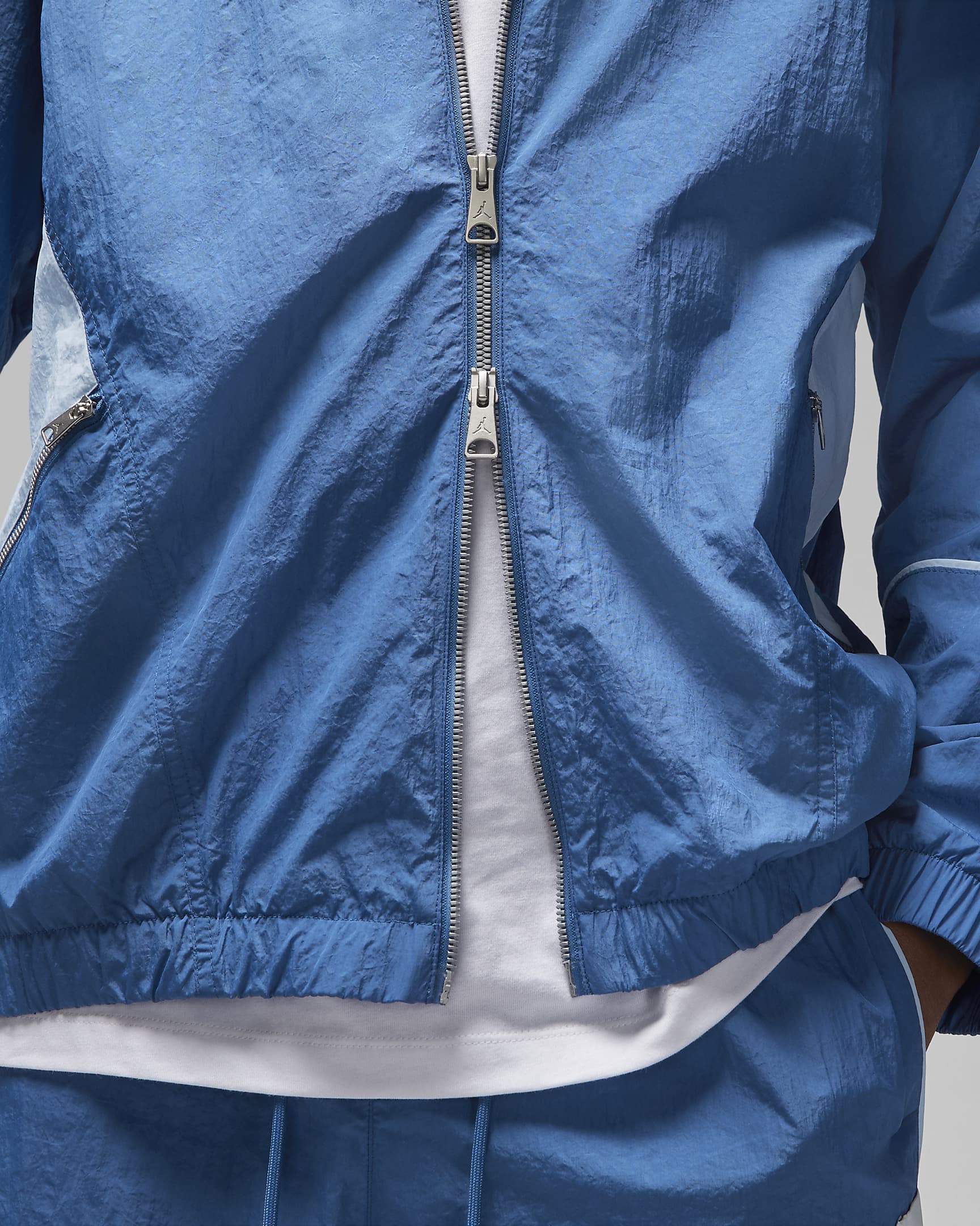 Jordan Essentials Men's Warm-Up Jacket - True Blue/Ice Blue/Sail