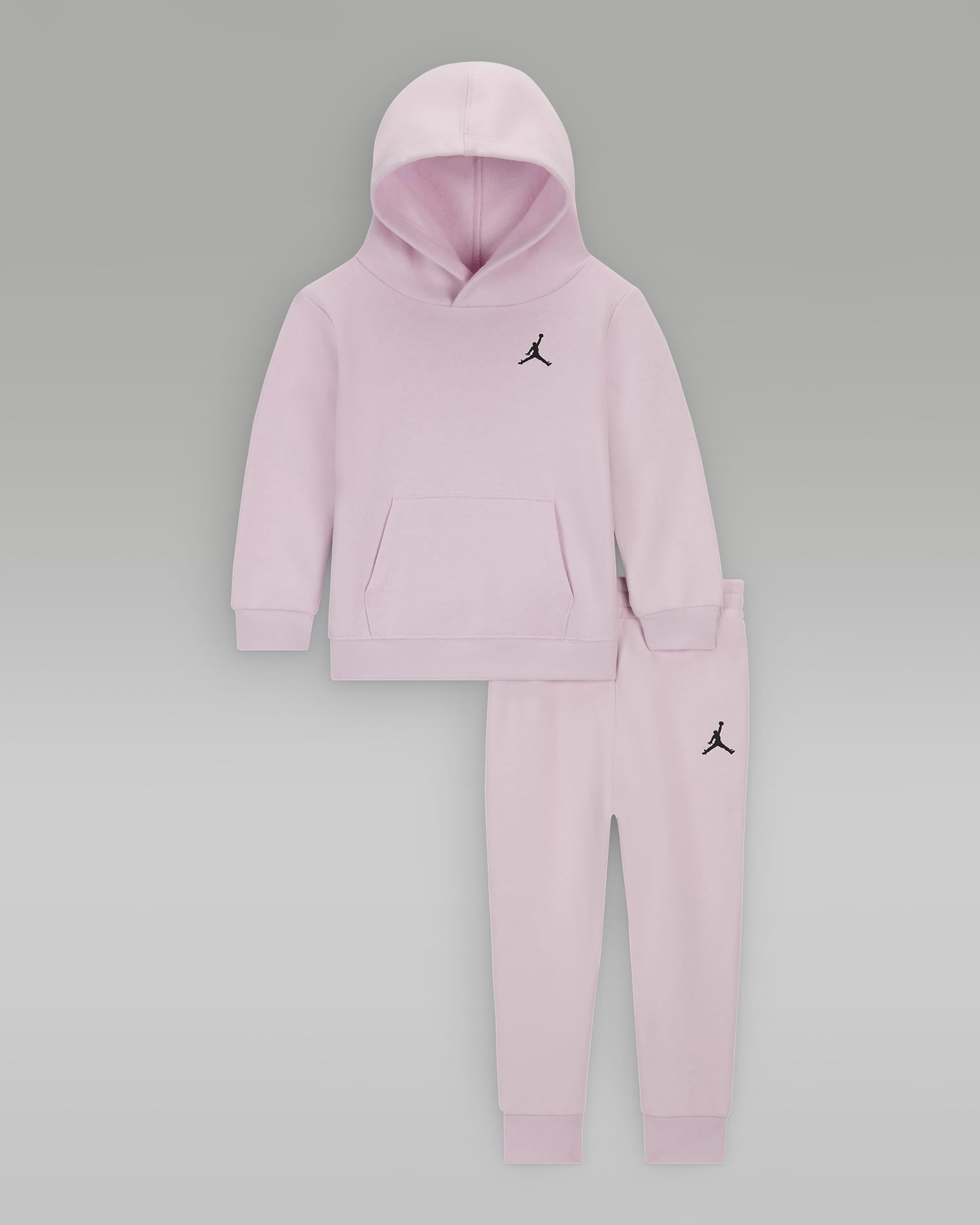 Jordan MJ Brooklyn Fleece Baby (12–24M) 2-Piece Pullover Hoodie Set - Pink Foam