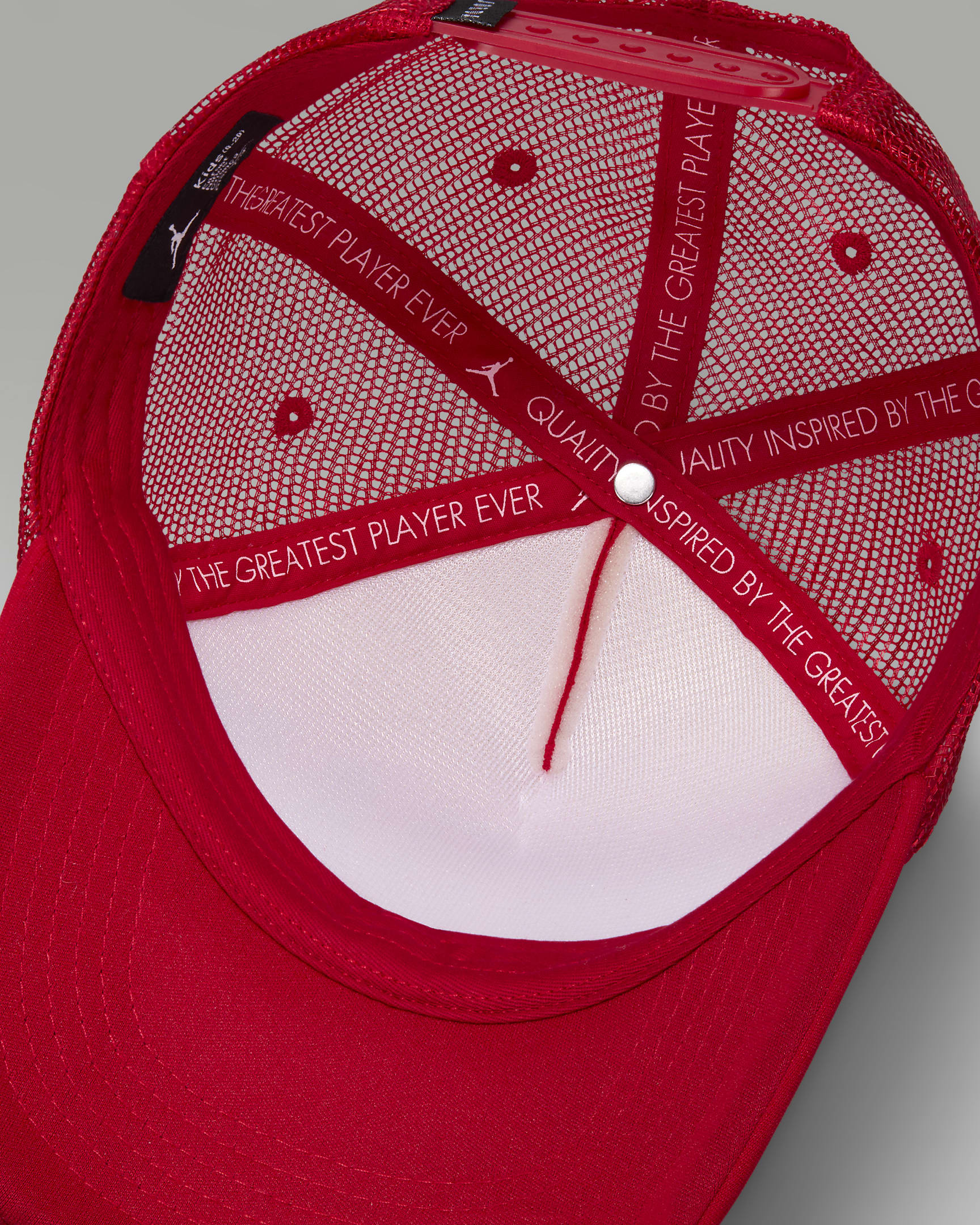 Casquette trucker en mousse Jordan pour ado - Gym Red