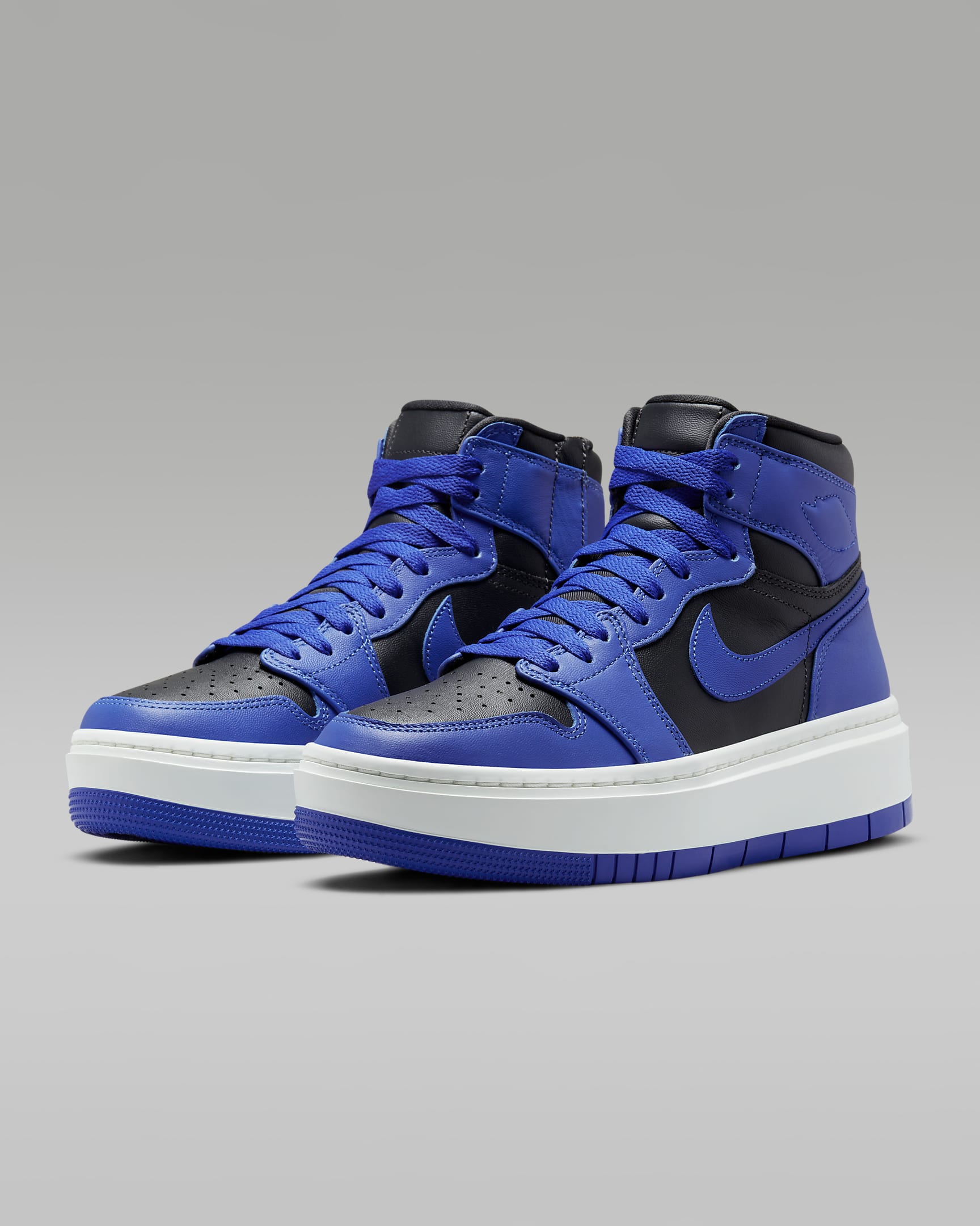 Air Jordan 1 Elevate High Women's Shoes - Dark Ash/Sail/Hyper Royal