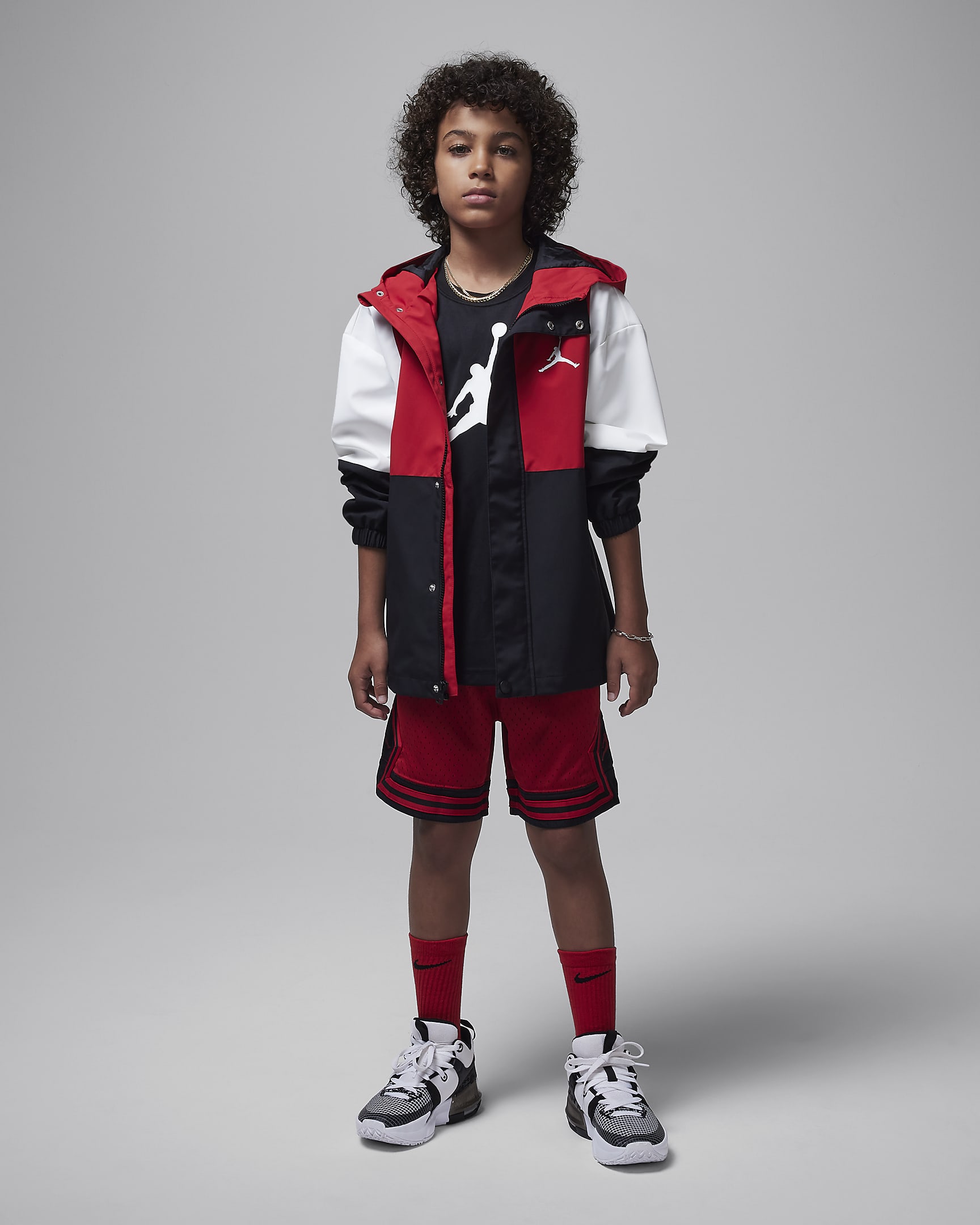 Jordan Sport Diamond shorts met Dri-FIT voor kids - Gym Red