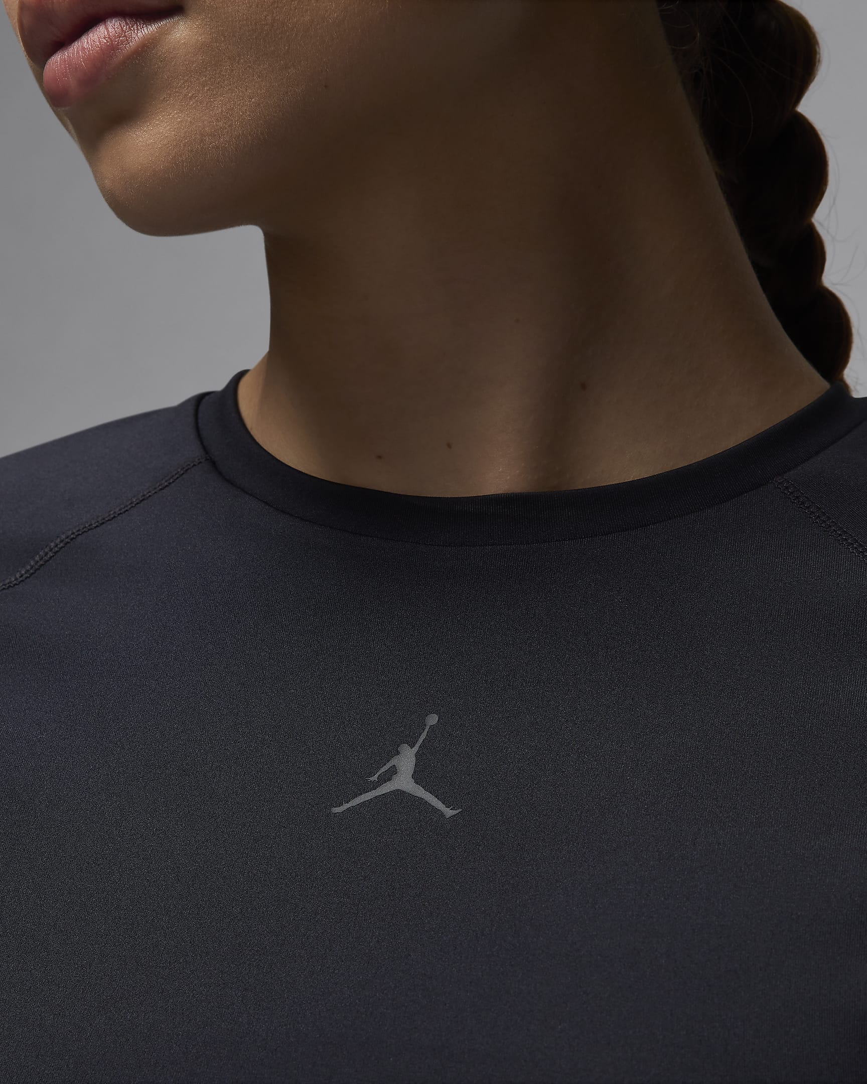 Top ad alte prestazioni stile body Jordan Sport – Donna - Nero/Off Noir