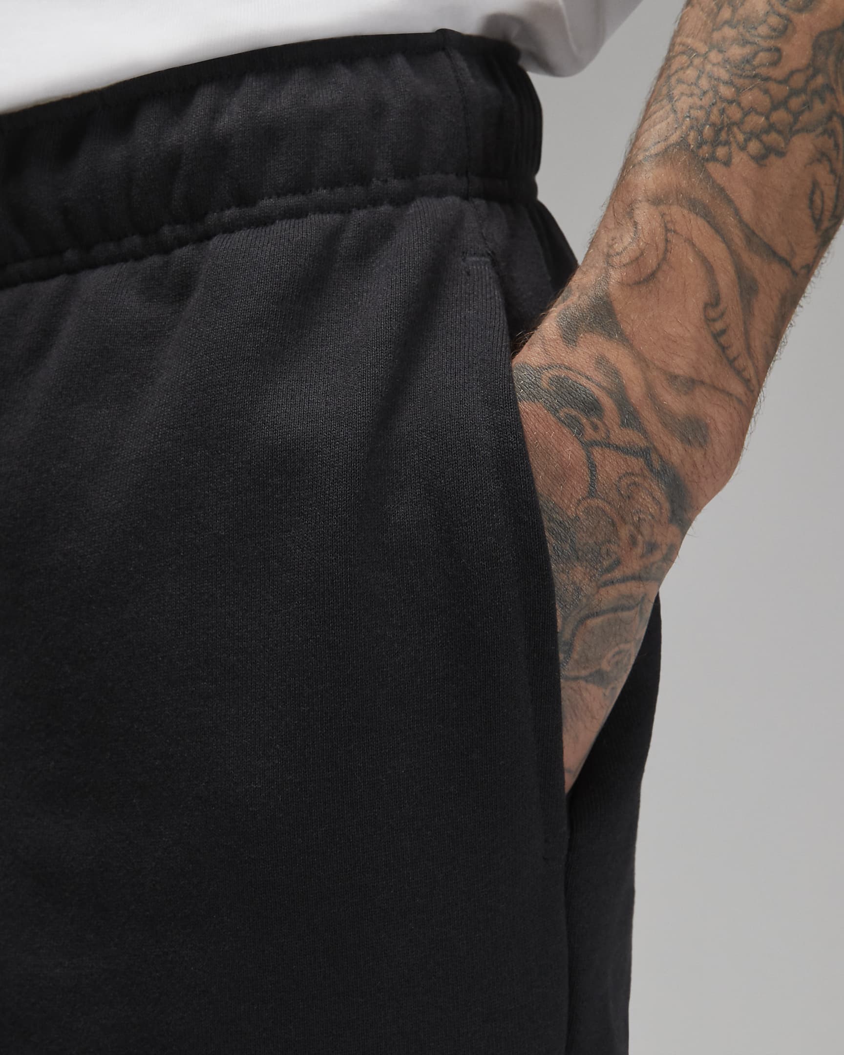 Jordan Flight Fleece Men's Shorts - Black/Black