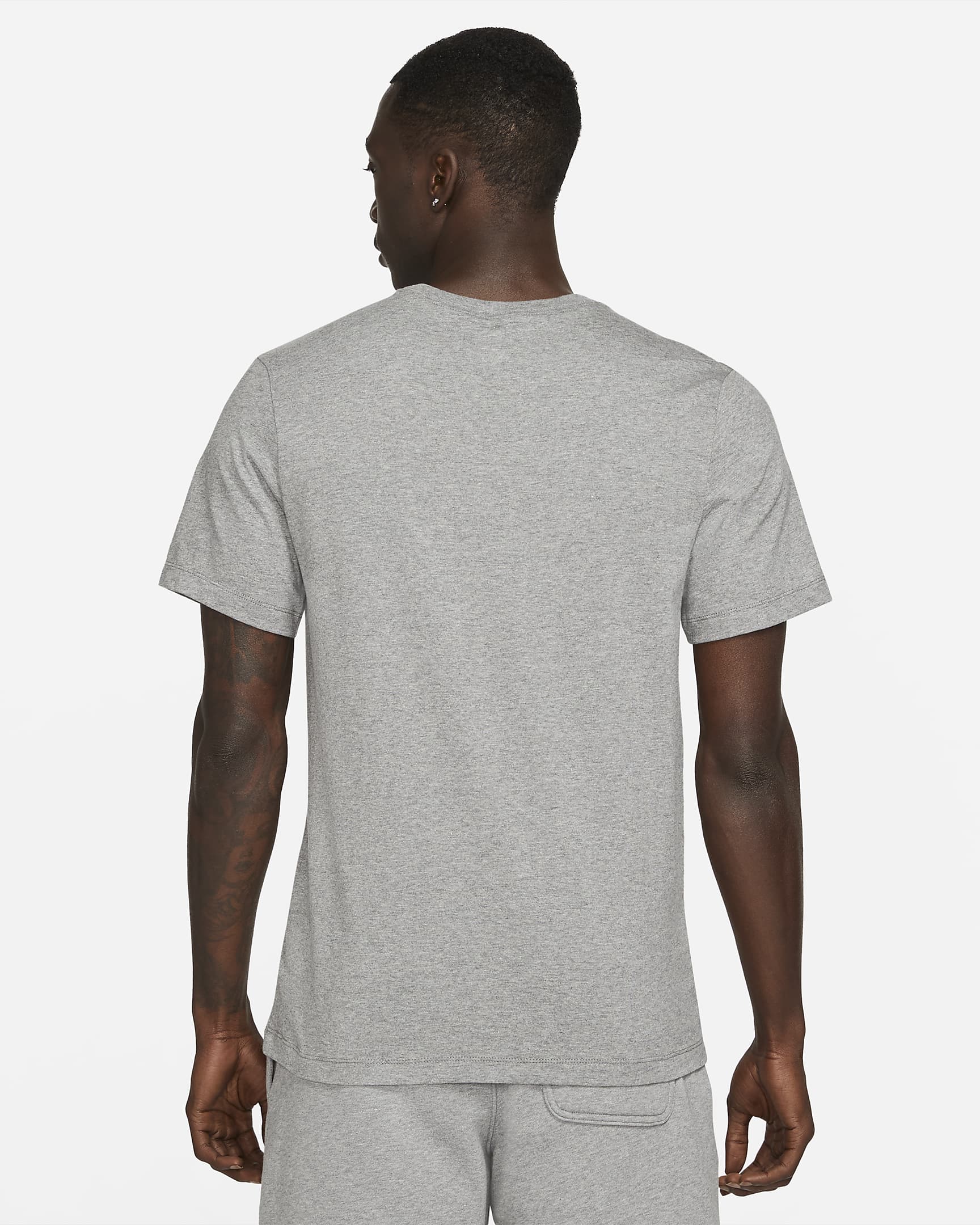 Jordan Jumpman Kurzarm-T-Shirt für Herren - Carbon Heather/Schwarz