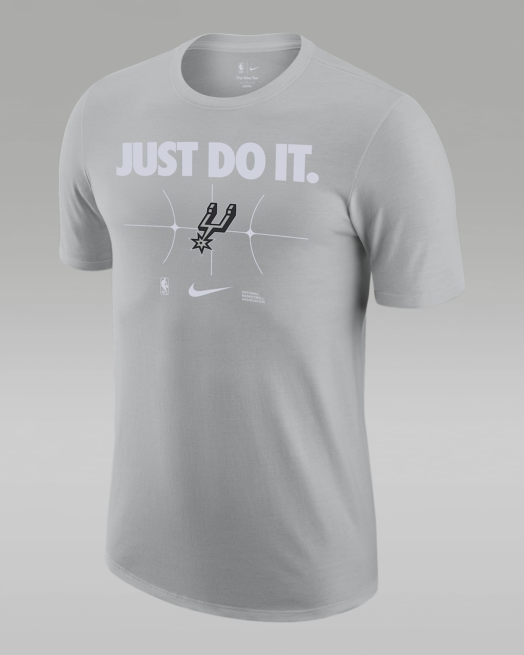T-shirt męski Nike NBA San Antonio Spurs Essential - Flat Silver